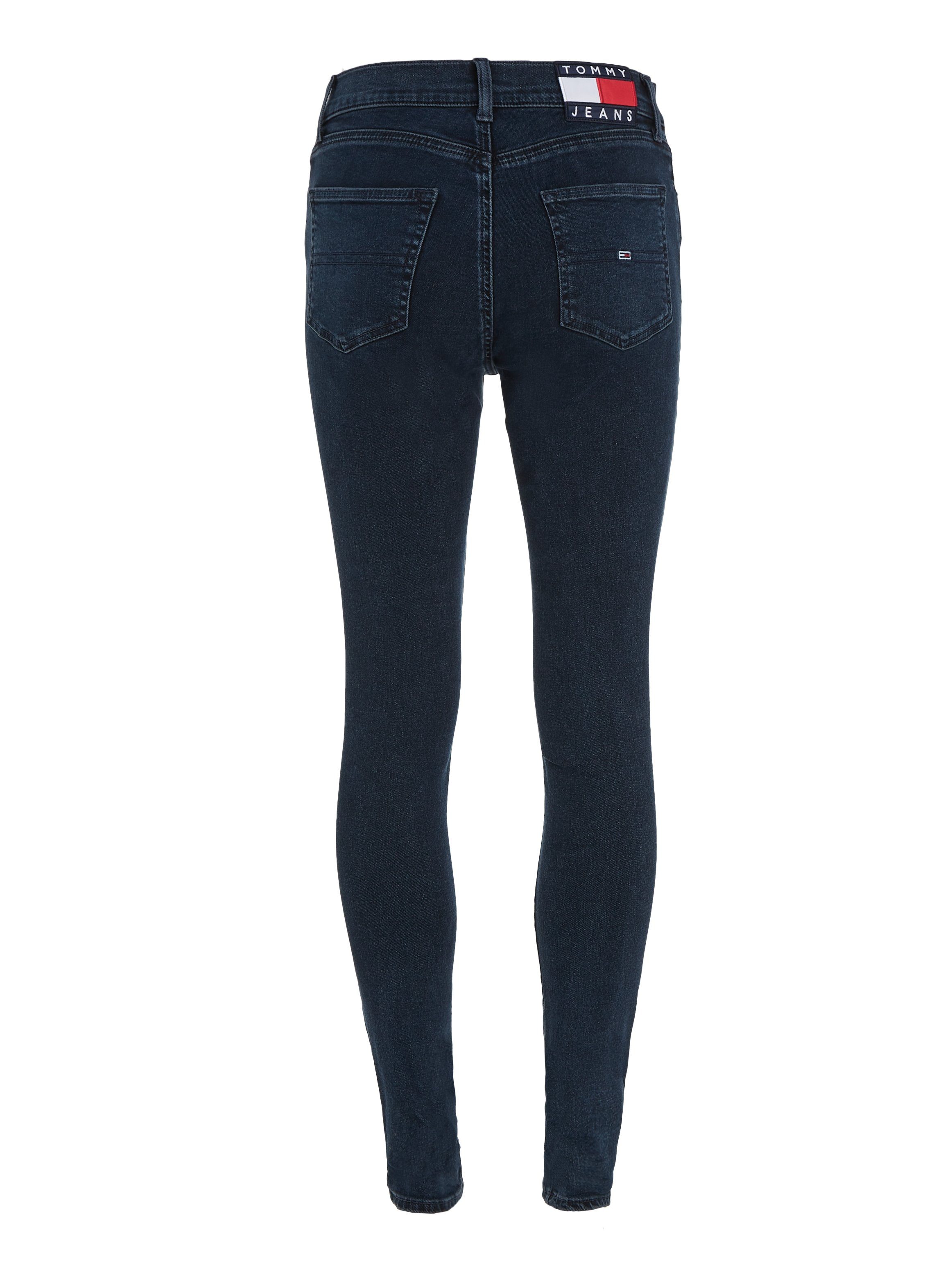 Tommy Jeans Skinny-fit-Jeans SSKN Labelflags SYLVIA Jeans HR und mit dark_denim2 CG4 Logobadge