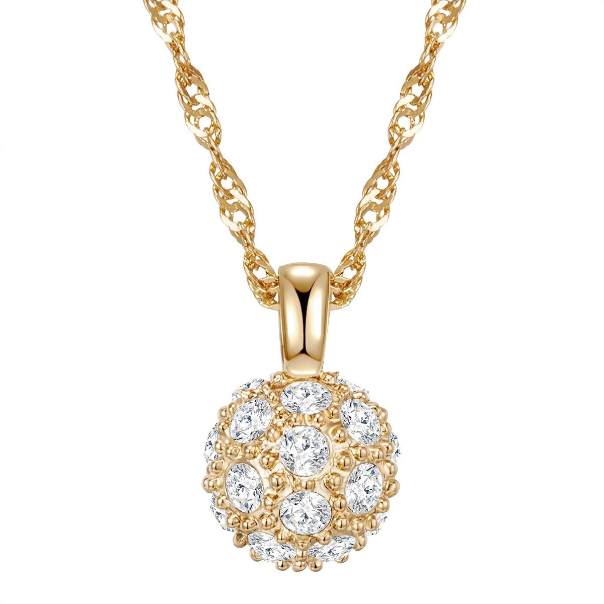 Lulu & Jane Collier gelbgold, verziert mit Kristallen von Swarovski® günstig online kaufen