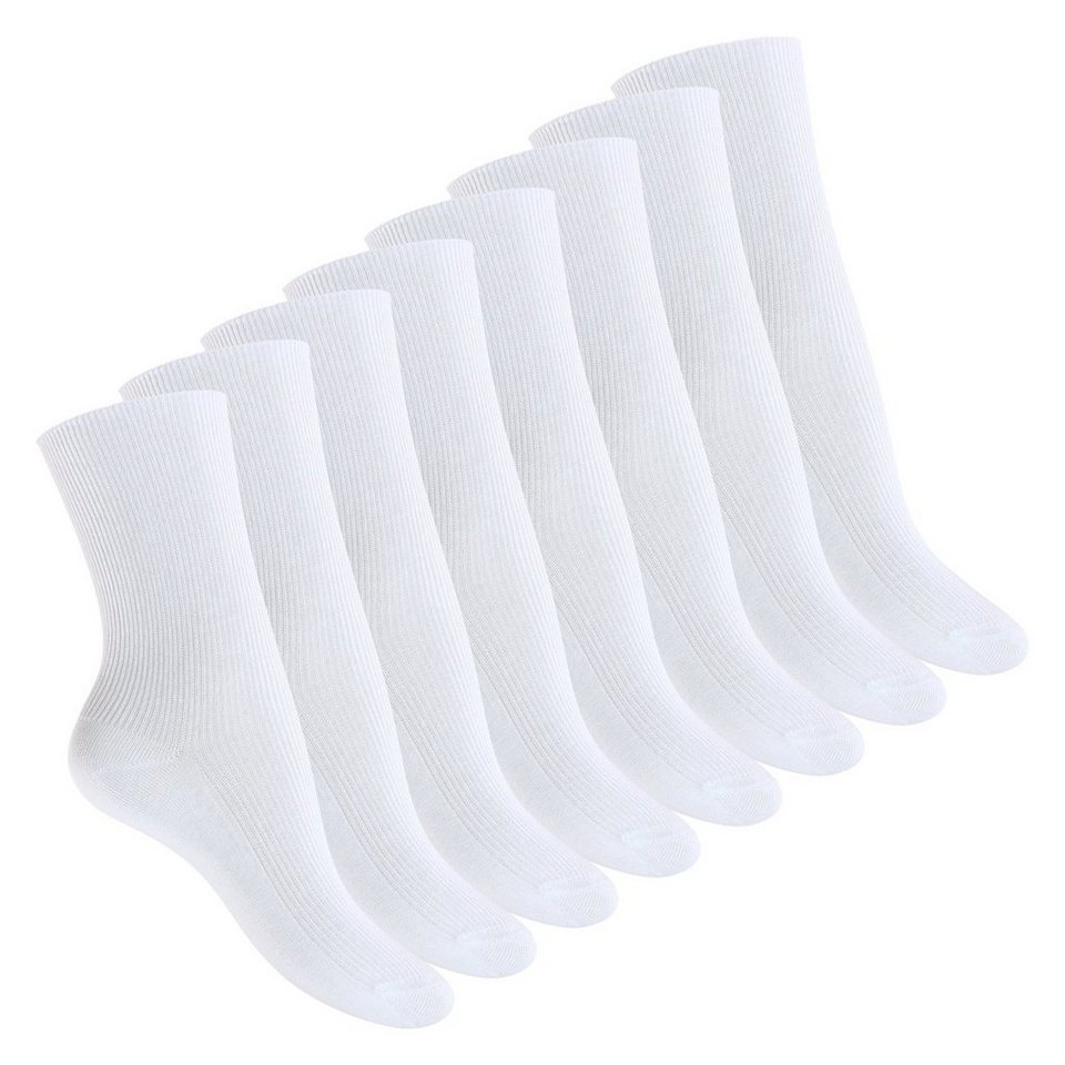 Footstar Diabetikersocken Damen & Herren Gesundheitssocken (8 Paar)  Diabetiker geeignet