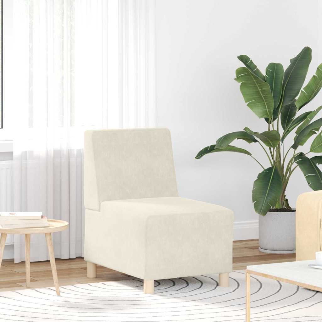 vidaXL Sofa Modulares Armfreies Sofa 2 günstig online kaufen