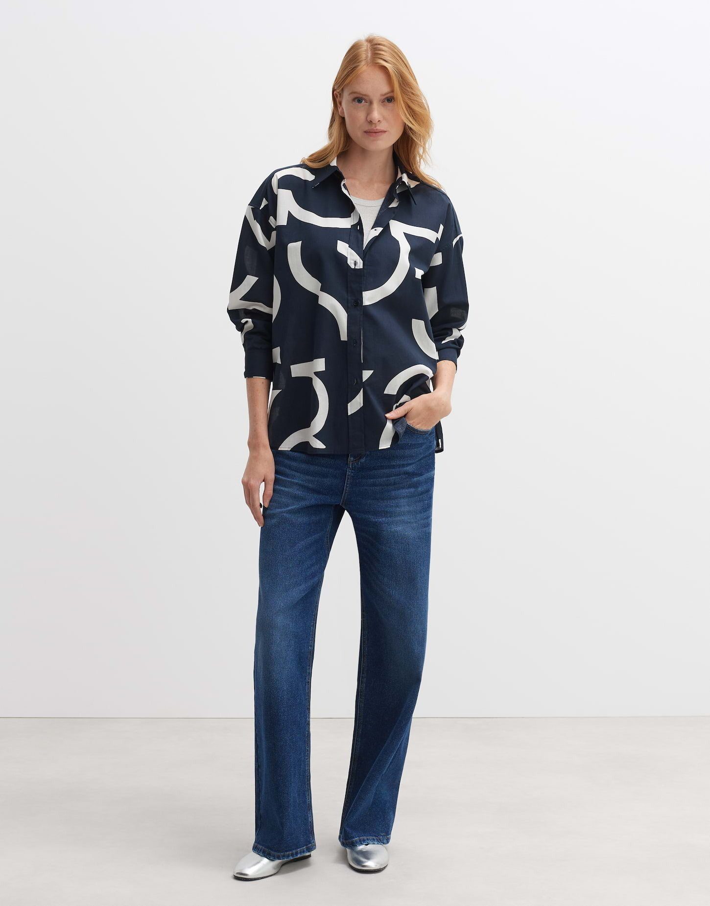 OPUS Hemdbluse Fenlo nautic