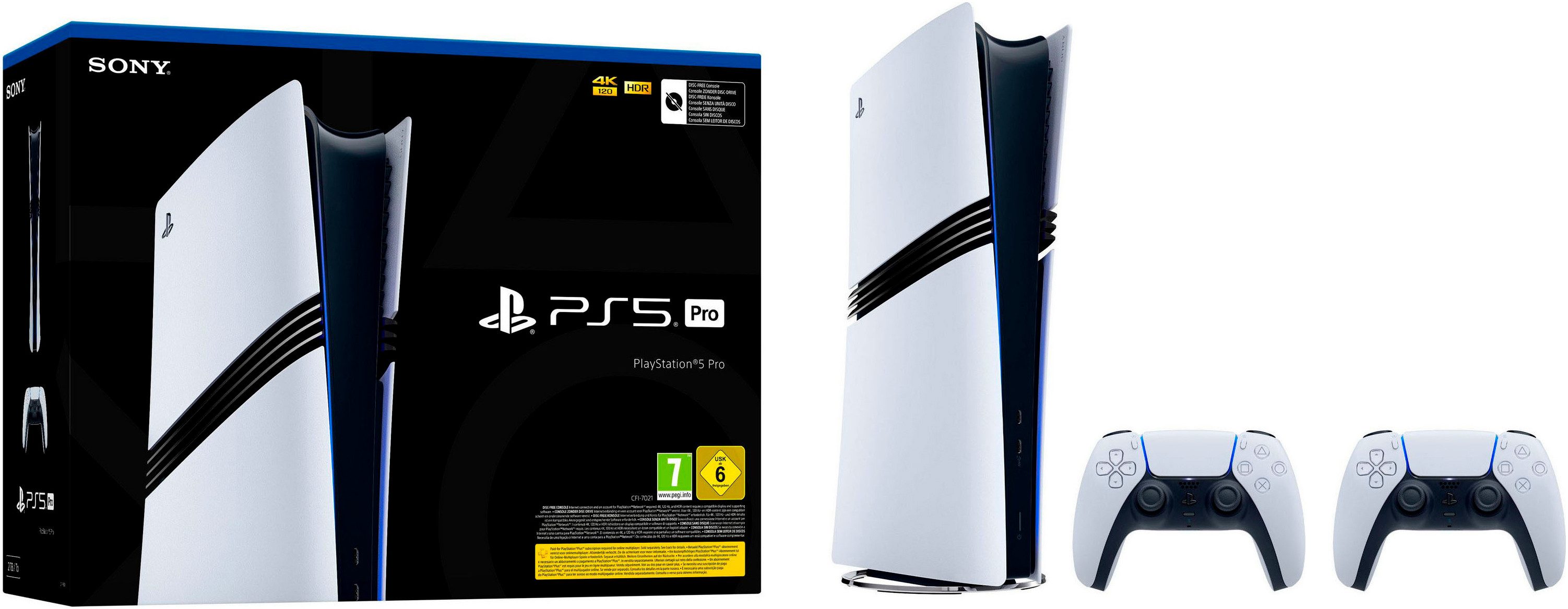 PlayStation 5 Pro Konsole inkl. zweitem DualSense Wireless-Controller