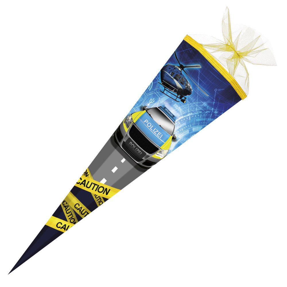 Schultüte Nestler Schultüte Sonderkommando 6eckig 85cm