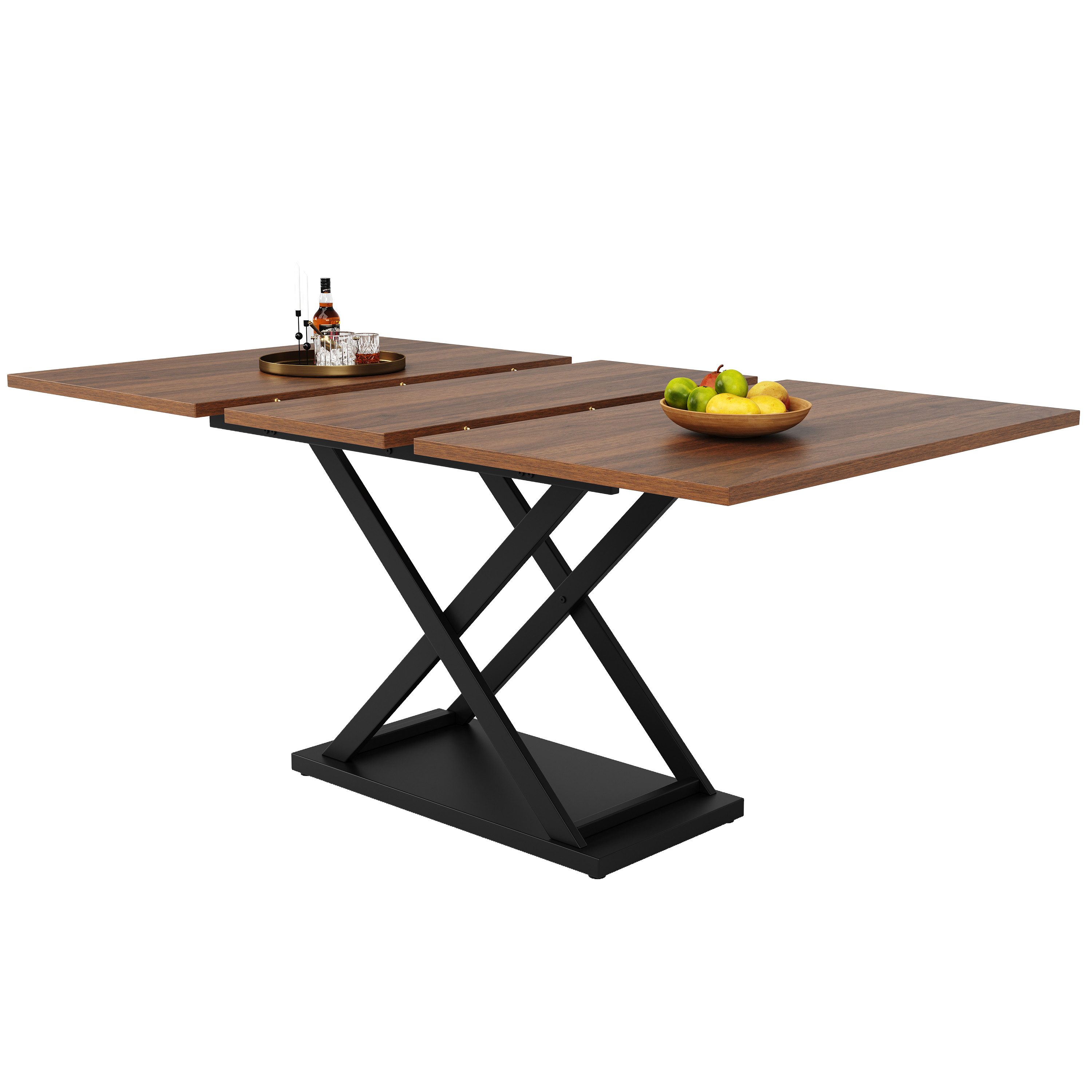 HAUSS SPOLE Esstisch Ausziehbarer Esstisch 120-160×80cm günstig online kaufen