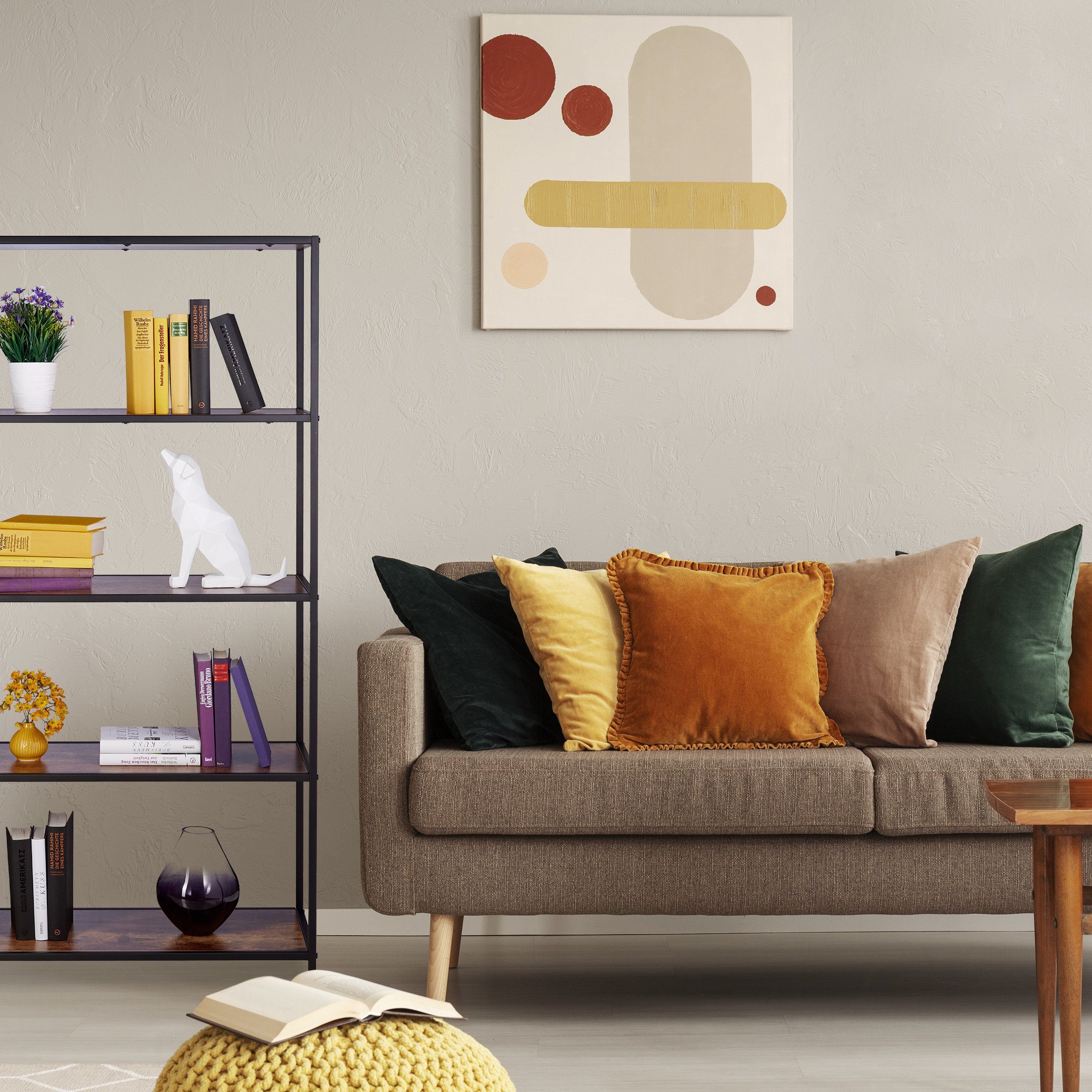 relaxdays Bücherregal Vintage Holzoptik günstig online kaufen
