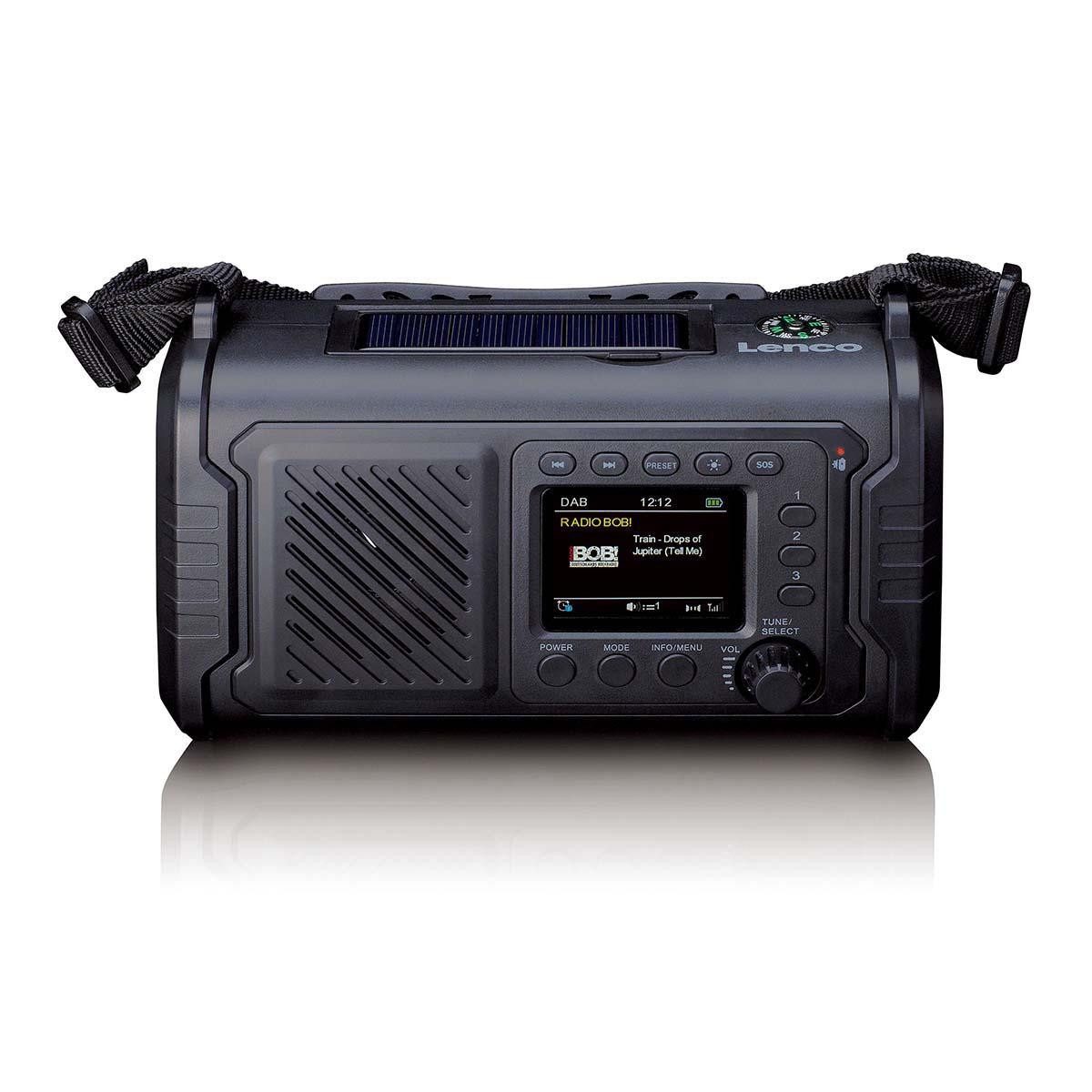 Lenco LENCO PDR-200BKEX Radio (Taschenradio für Notfälle & Outdoor)