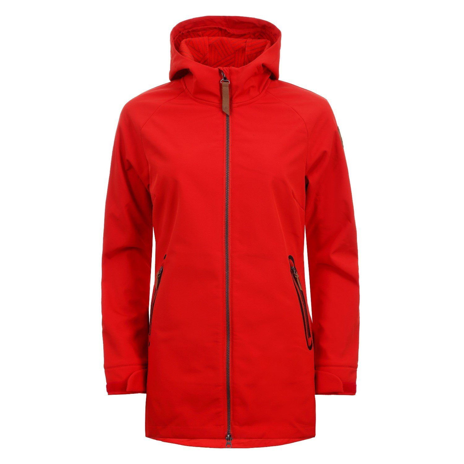 Wasserabweisend Rot Anahuac Icepeak Funktionsjacke Softshelljacke Icepeak Damen Kapuze mit