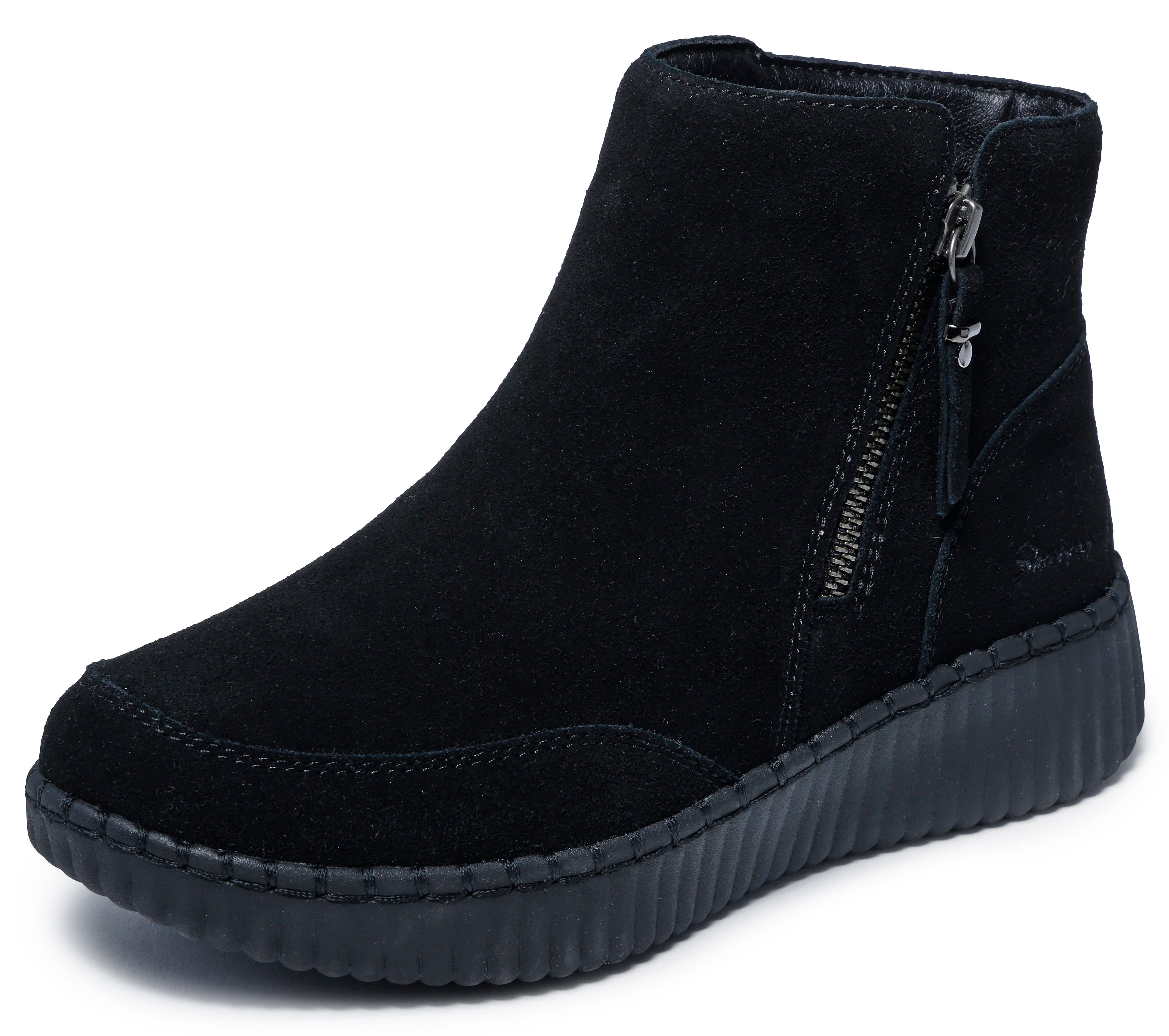 Skechers WILSHIRE BLVD-WEEKEND CRUSH Winterboots Reißverschluss-Boots mit modischer Rahmennaht