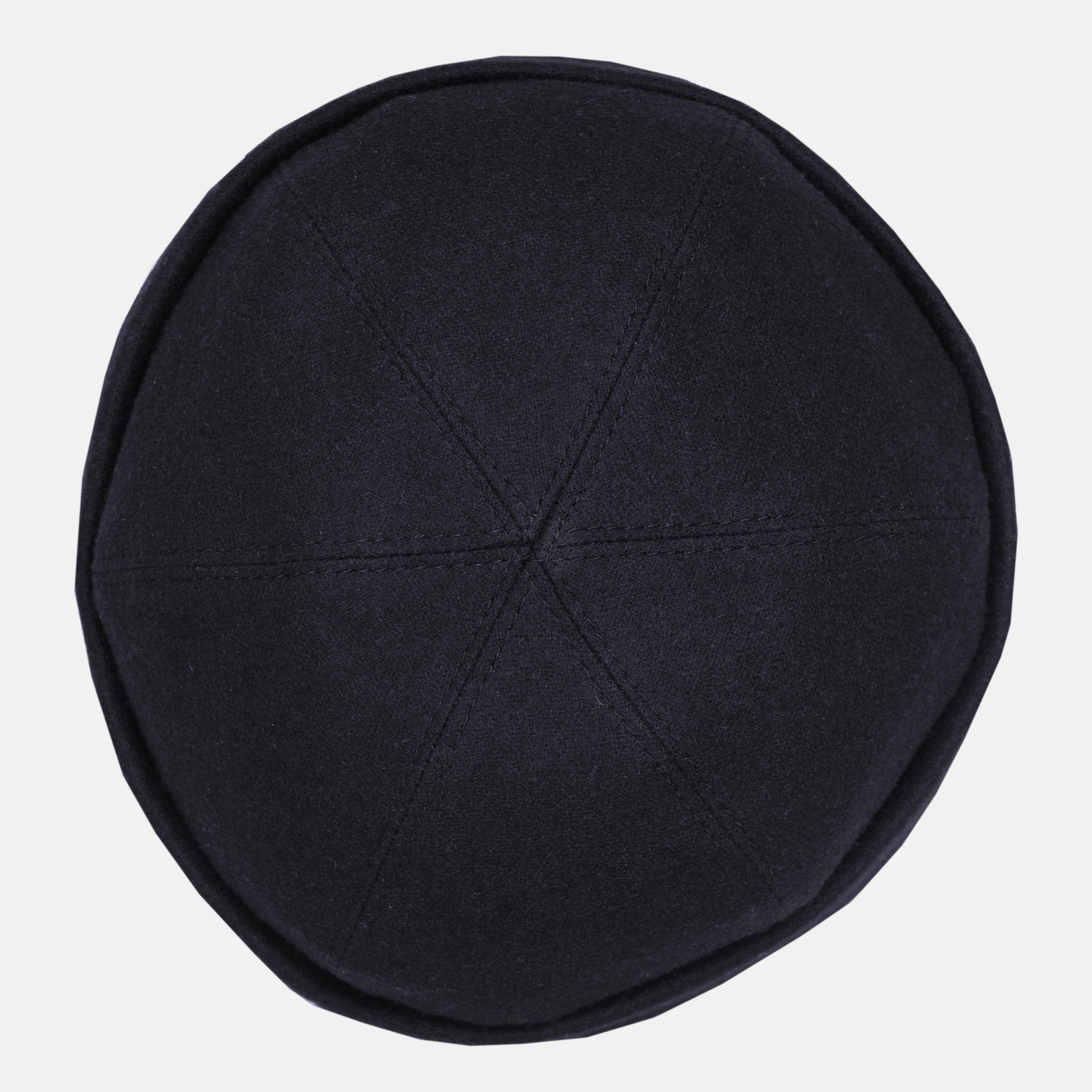 HANSEHELD Schiebermütze Docker Cap Blau Wolle Dockermütze