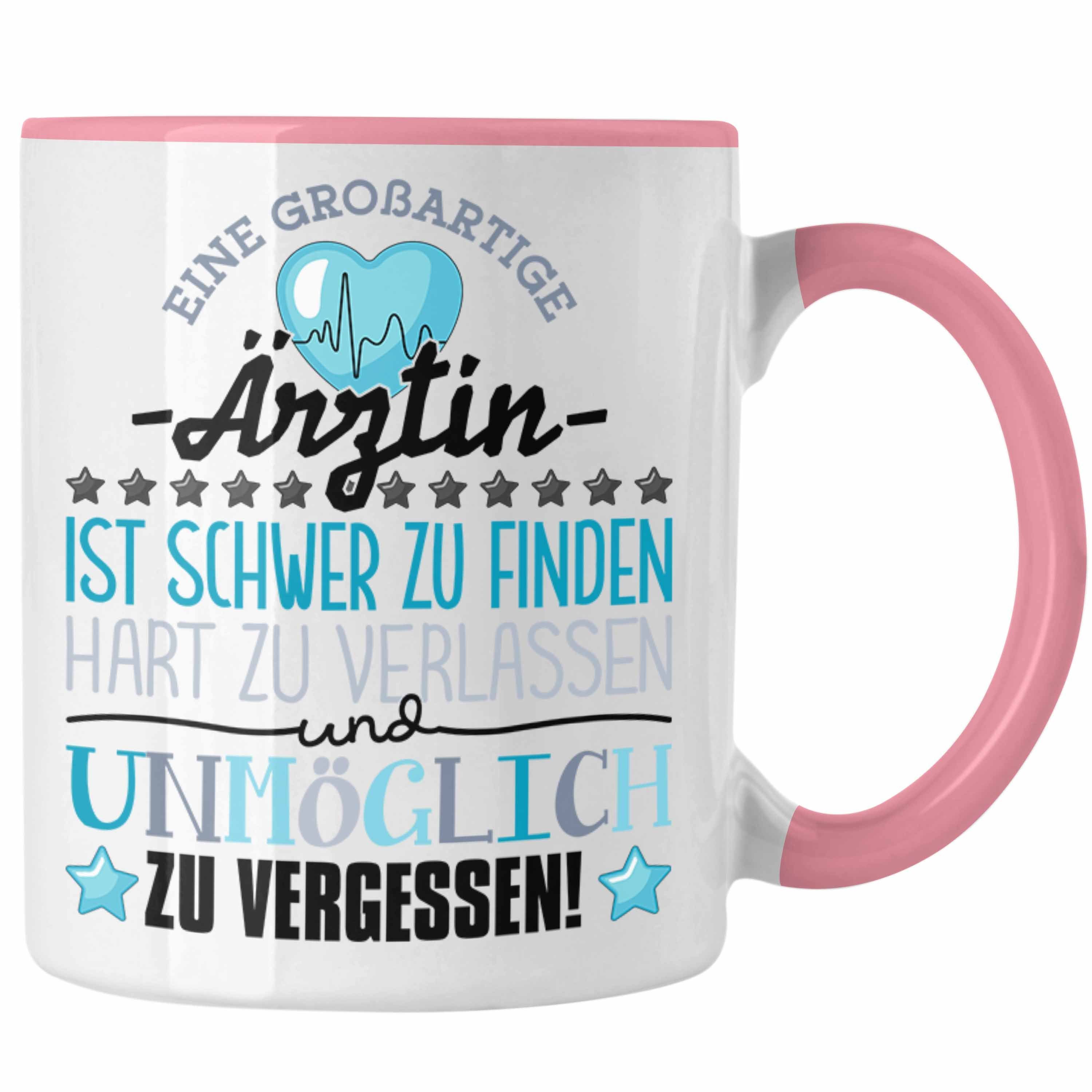 Trendation Tasse Trendation - Ärztin Abschied Tasse Abschiedsgeschenk Spruch Ärztin Dan