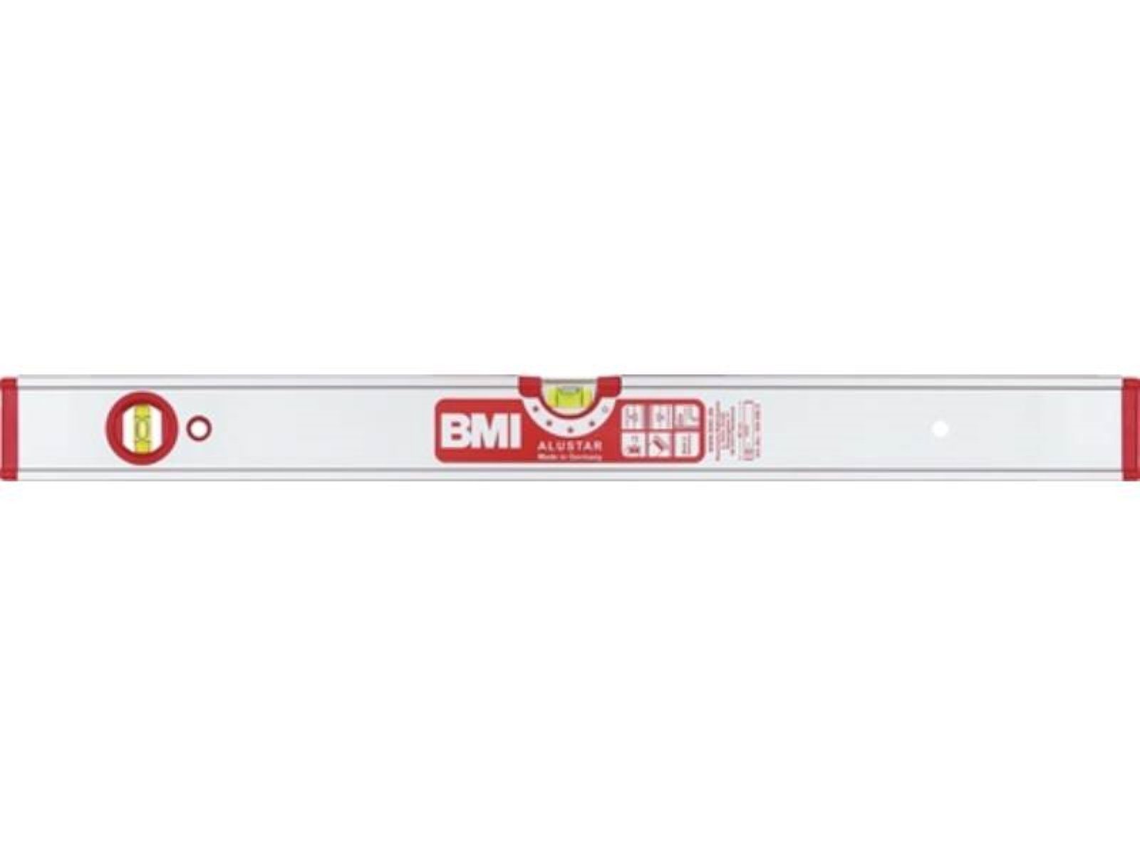 BMI Wasserwaage Wasserwaage ALUSTAR 80cm aus Alu.silber g 0,5 Aluminium · ± BMI mm/m