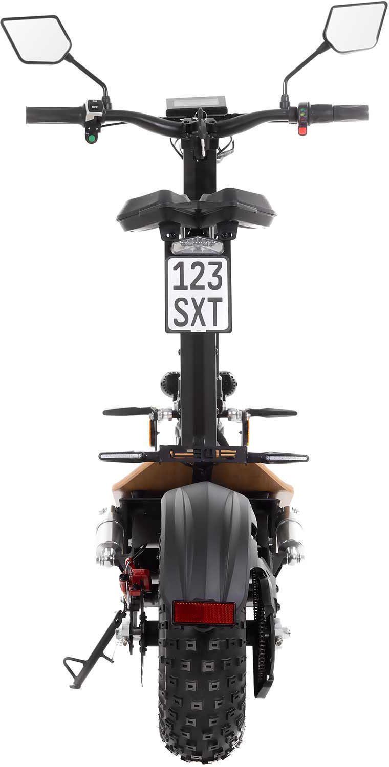 W, 45 mit E-Motorroller Akku, Straßenzulassung Blei km/h, EEC Scooters mit Monster 2000 SXT