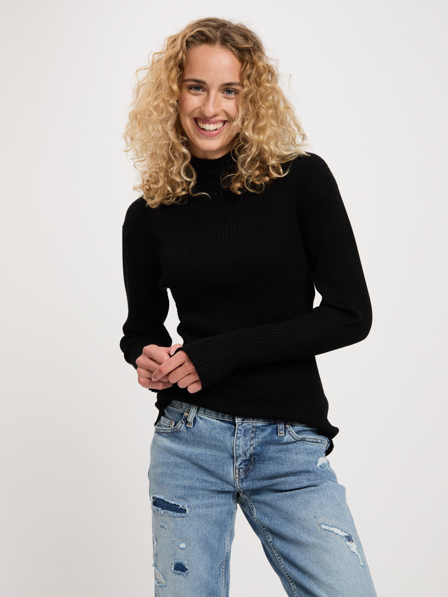 CROSS JEANS® Stehkragenpullover 73337 günstig online kaufen