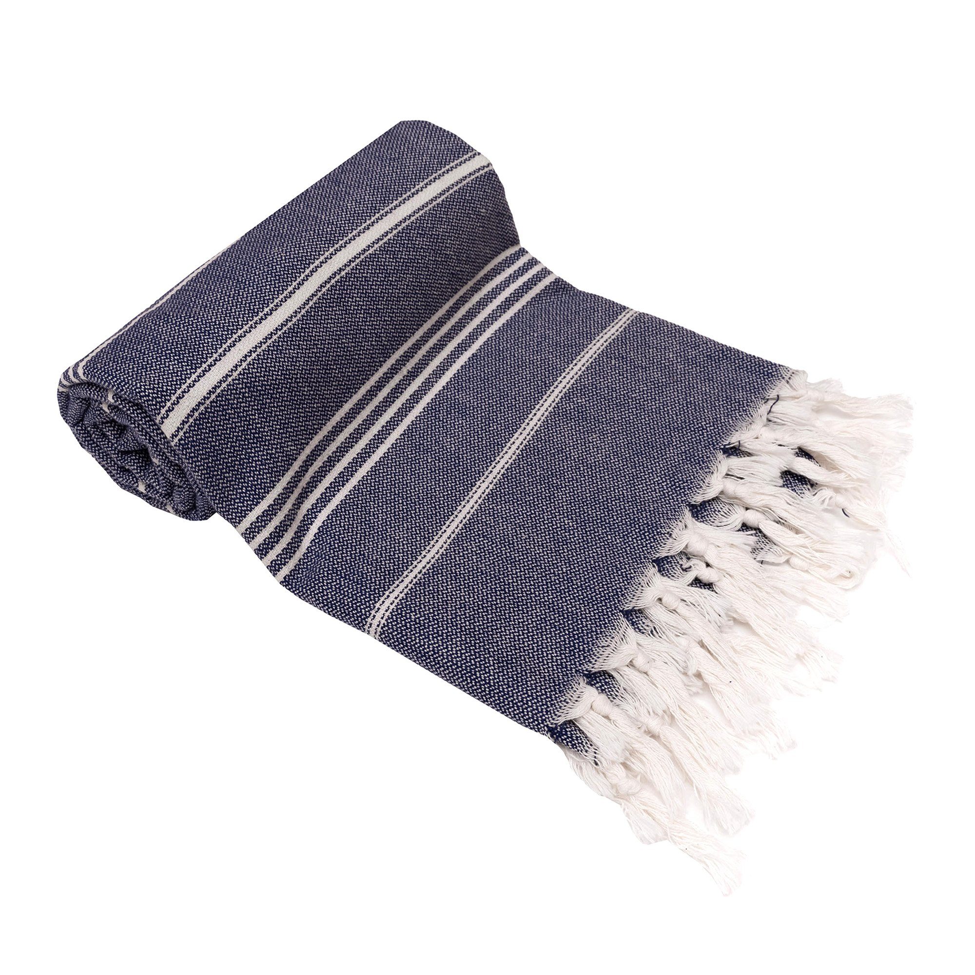 Turquoise Home Hamamtuch 100% Bio-Baumwolle 100 x 180cm Strandtuch Strand S günstig online kaufen