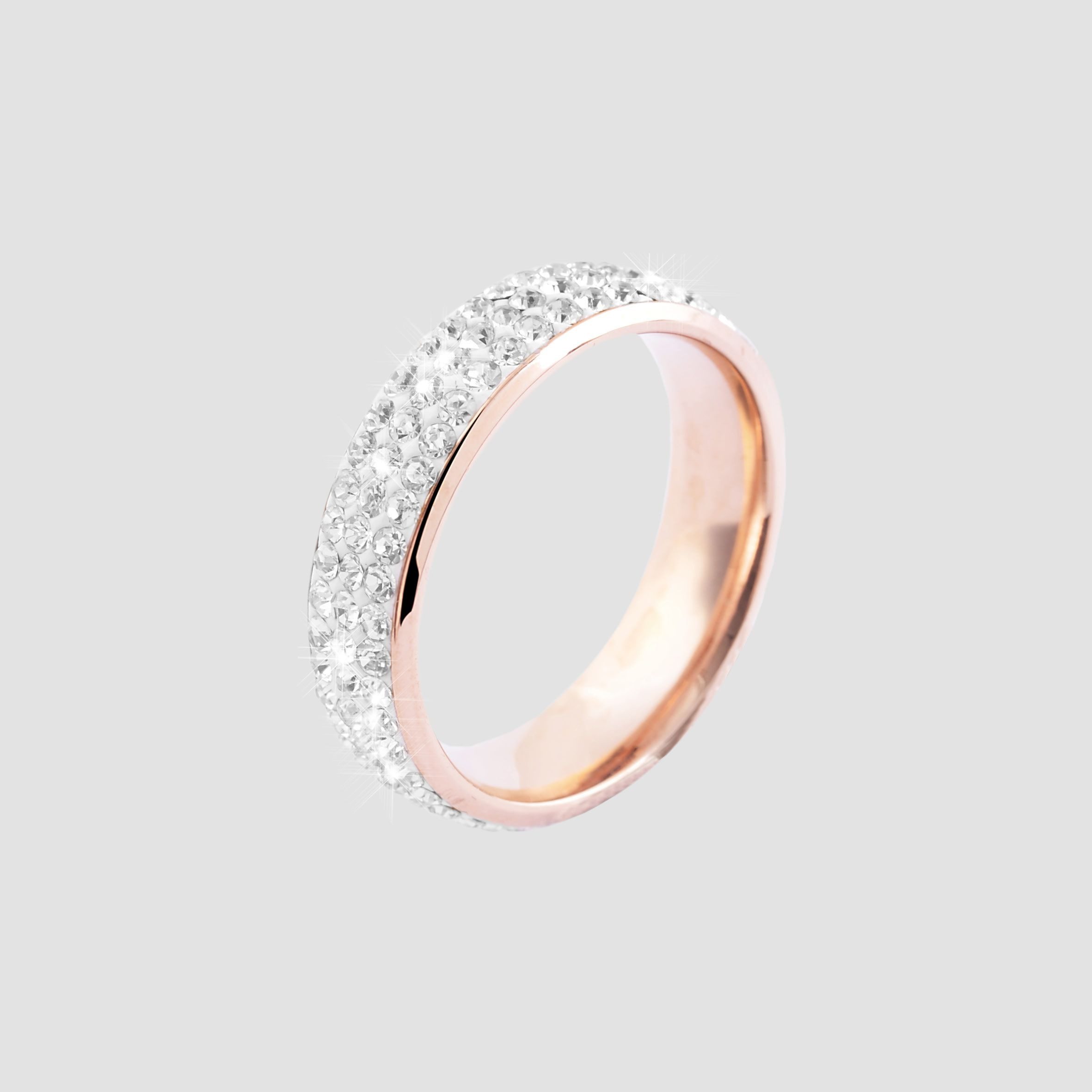 AKZENT Fingerring Danise Edelstahl roségold Damen, Damen Ring günstig online kaufen