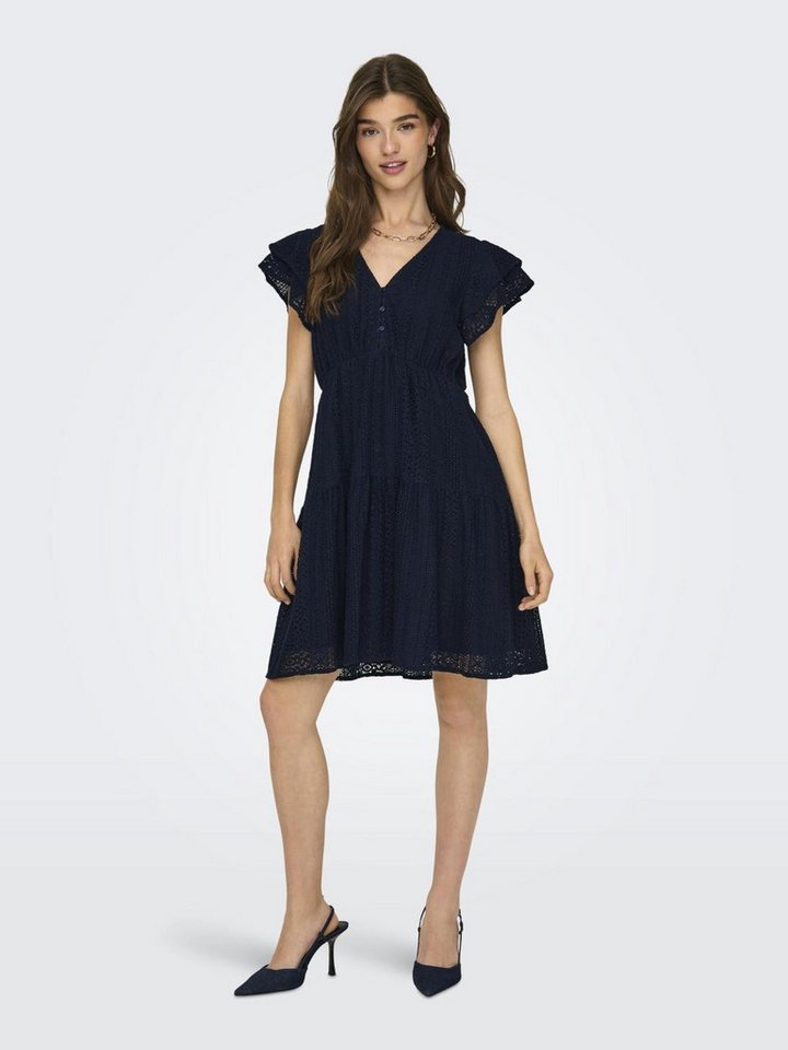 ONLY Midikleid (1-tlg) Volant