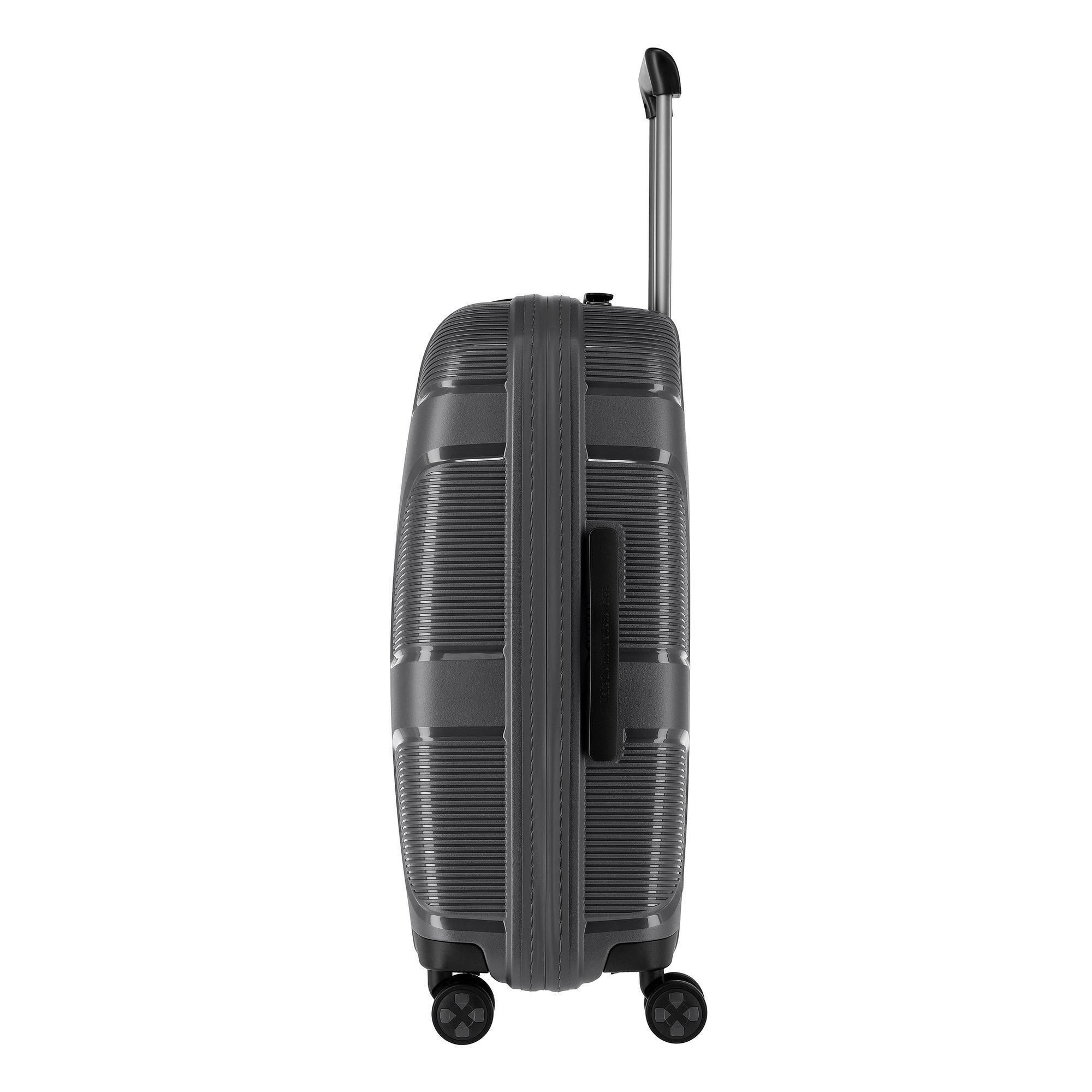 IMPACKT Hartschalen-Trolley IP1, 4 Rollen, Polypropylen
