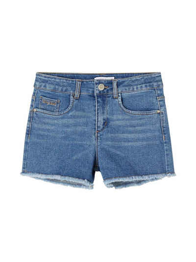 Name It Jeansshorts Name It Mädchen Sommer-Shorts hoch taillierte