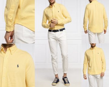 Ralph Lauren Langarmhemd POLO RALPH LAUREN Featherweight Mesh Shirt Hemd Light Pique Heritage C