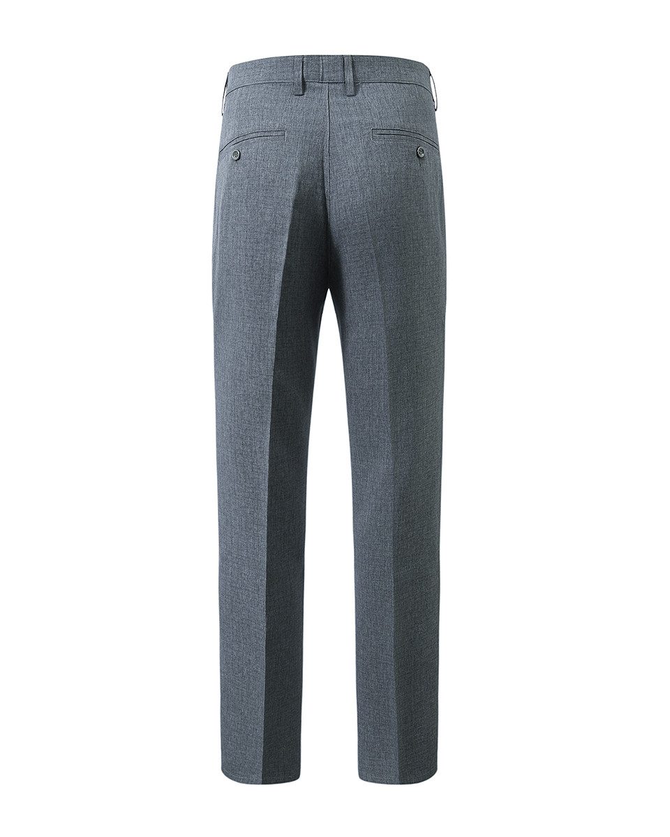 Allthemen Anzughose Regular Fit Baukastenhose mit geradem Beinform bügelfrei Businesshose