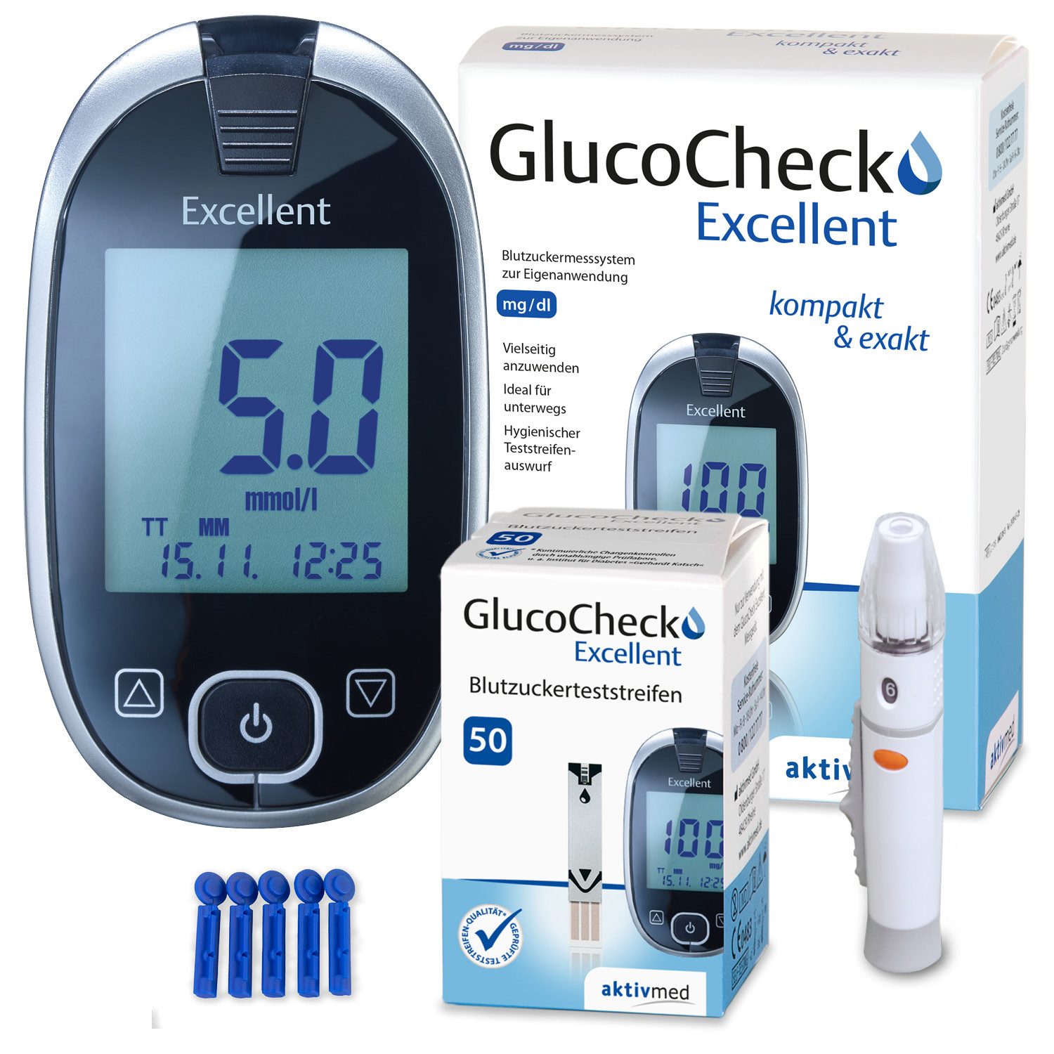 Blutzuckermessgerät GlucoCheck Excellent