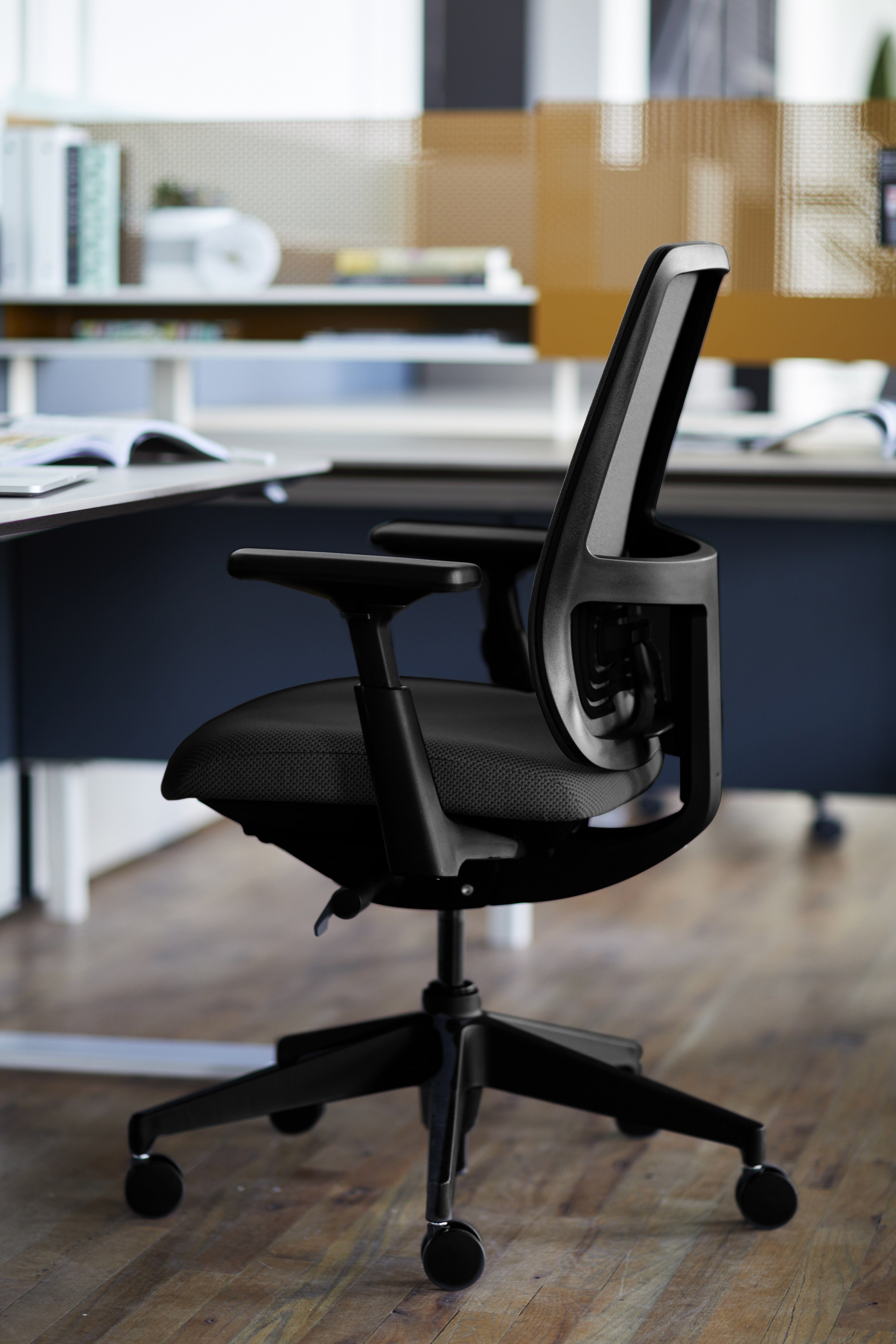 Haworth Drehstuhl Lively, Bürodrehstuhl ergonomisch, Bürostuhl bequemer –