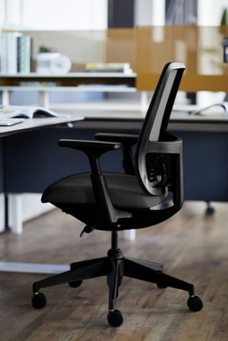 Haworth Drehstuhl Lively, Bürodrehstuhl – ergonomisch, bequemer Bürostuhl