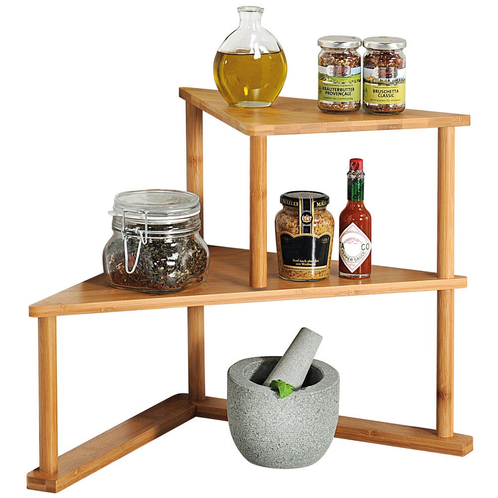 KESPER® Eckregal Küchen-Eck-Regal, Bambus, FSC, 1-tlg. günstig online kaufen