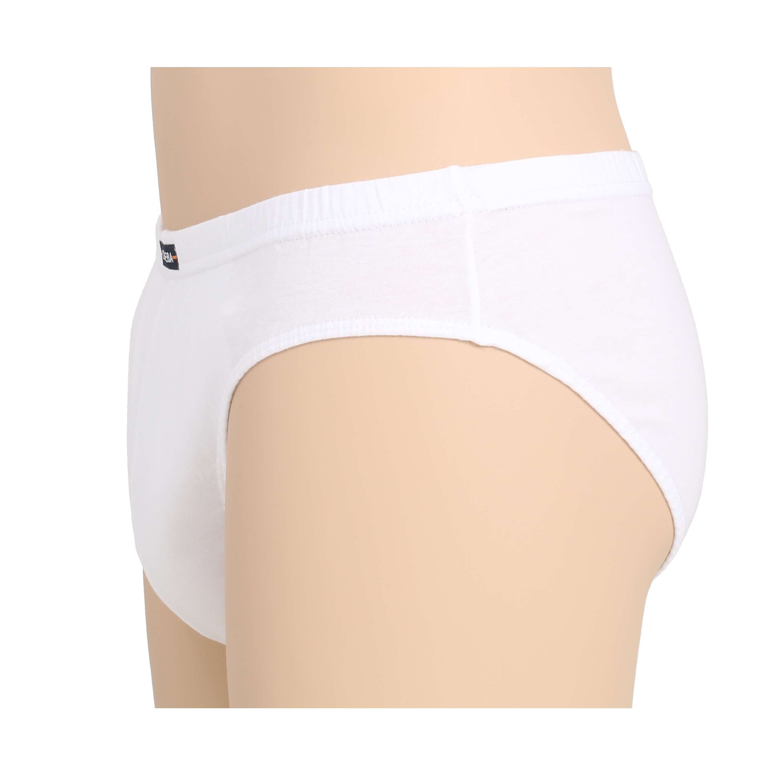 CECEBA Slip CECEBA Herren Slip weiß uni 5er Pack (5-St)