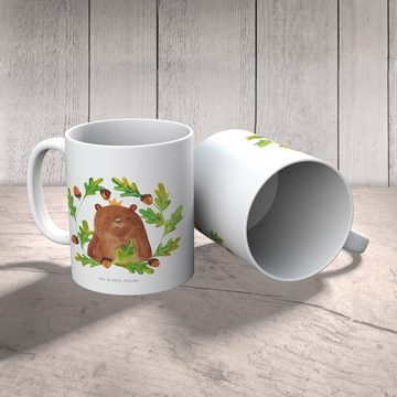Mr. & Mrs. Panda Tasse Bär König - Weiß - Geschenk, bester Papa, Geschenk Tasse, Teddy, Tass, Keramik, Einzigartiges Botschaft