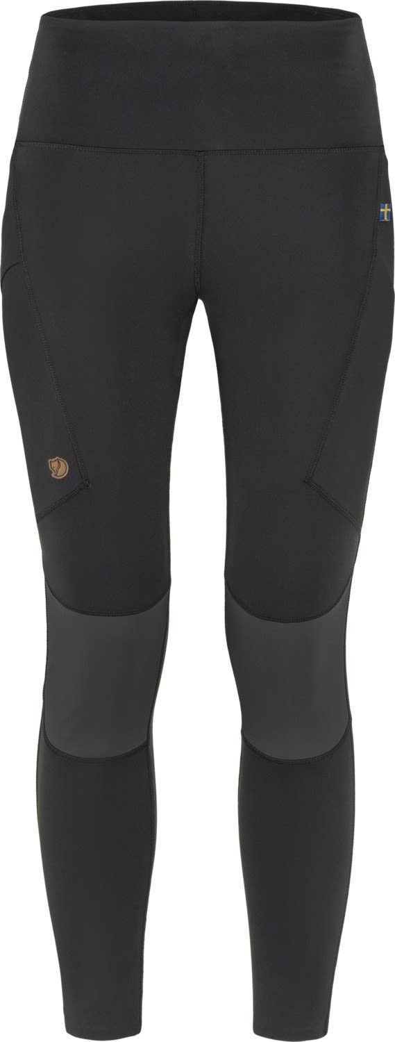 Leggings Black Grey - Abisko Iron Fjällräven Damen Fjällräven Tights Pro W Trekking