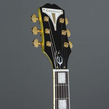 Epiphone Halbakustik-Gitarre, Halb-Akustik Gitarren, Semi Hollow-Modelle, Uptown Kat ES Emerald Green Metallic - Halbakustik Gitarre