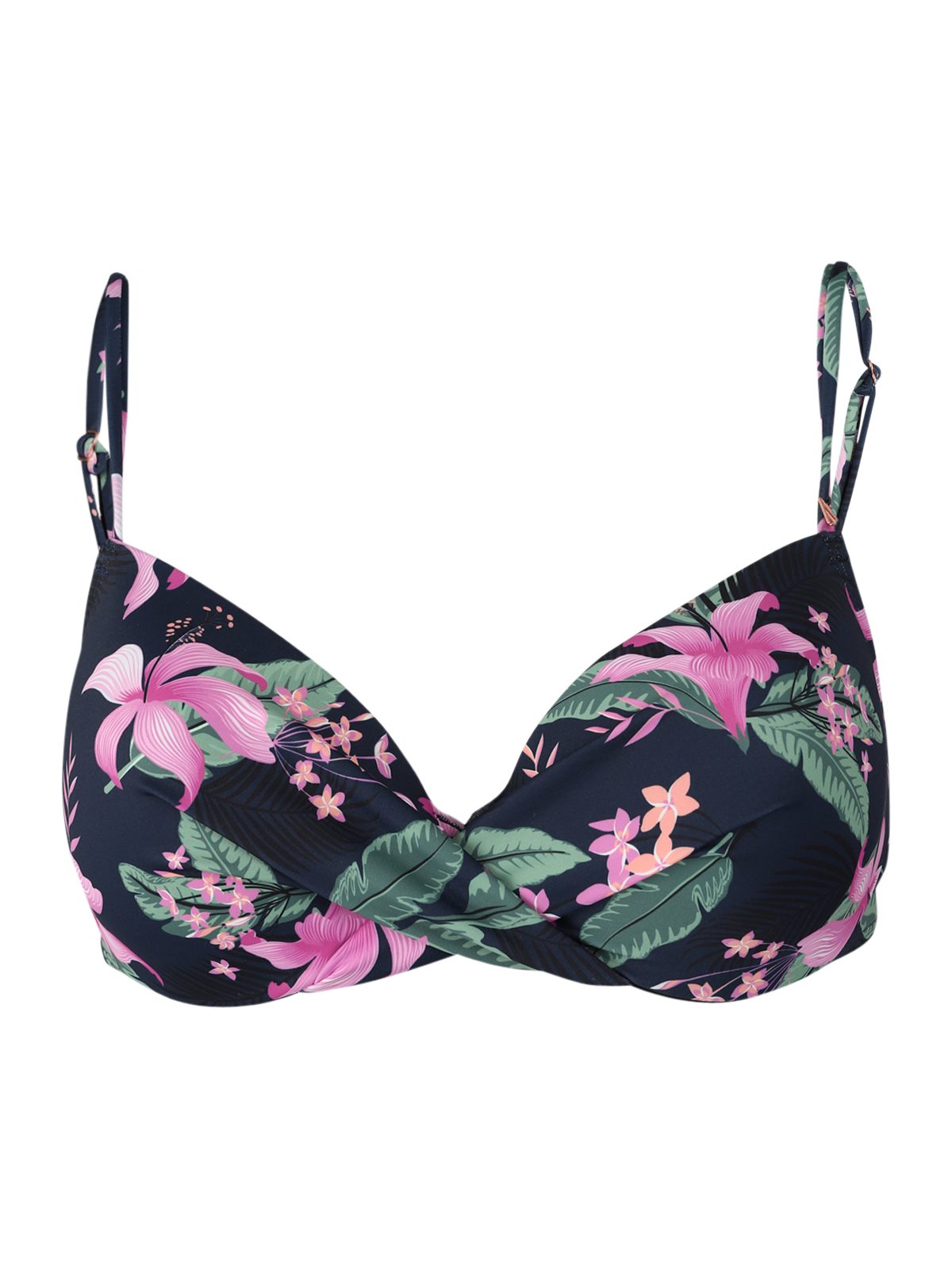 Brunotti Bügel-Bikini-Top Stefana-Tropicana Women Bikini Top CLUB TROPICANA AQUA INDIGO BLUE