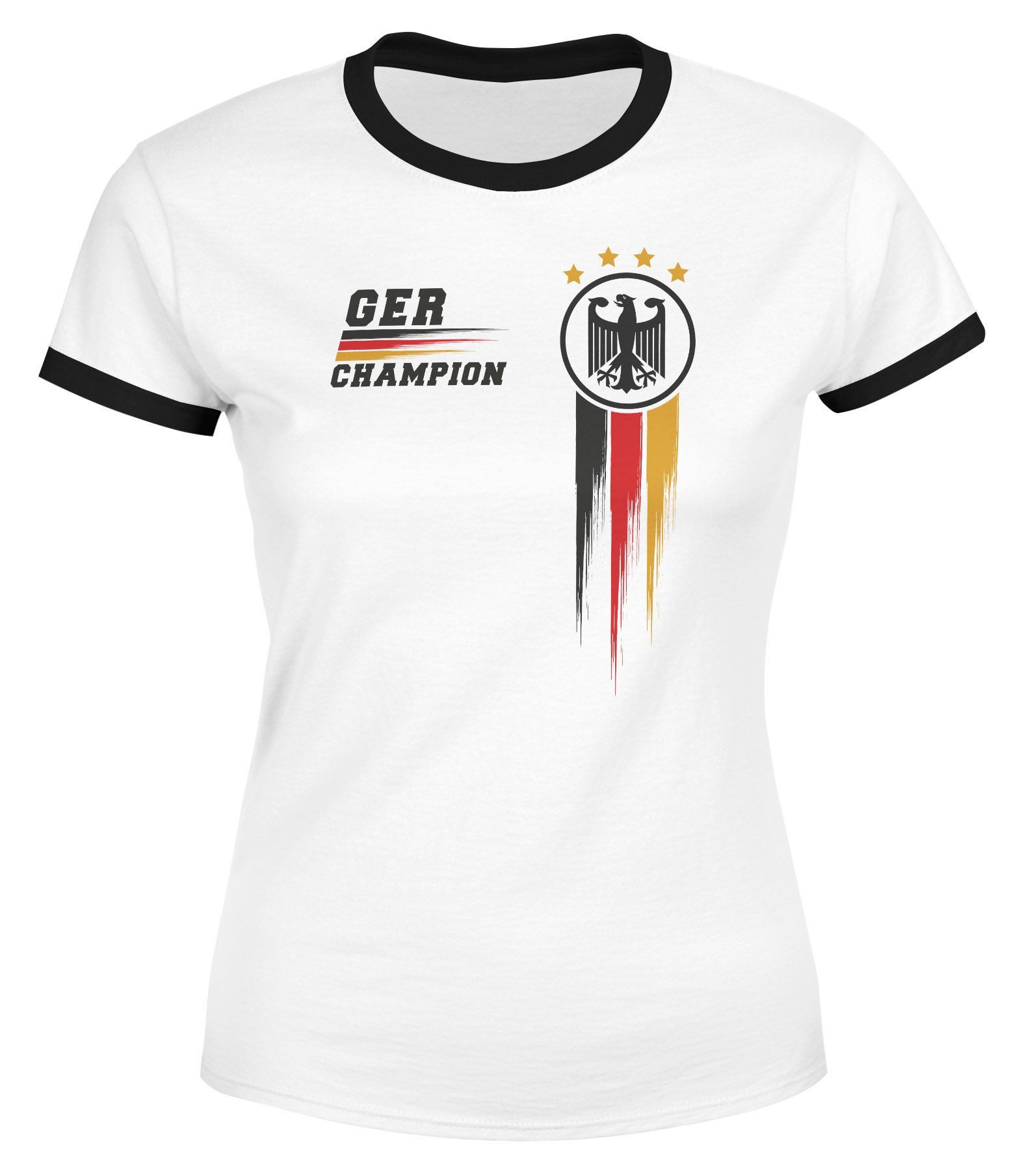 MoonWorks Print-Shirt Damen EM-Shirt Deutschland Fußball günstig online kaufen