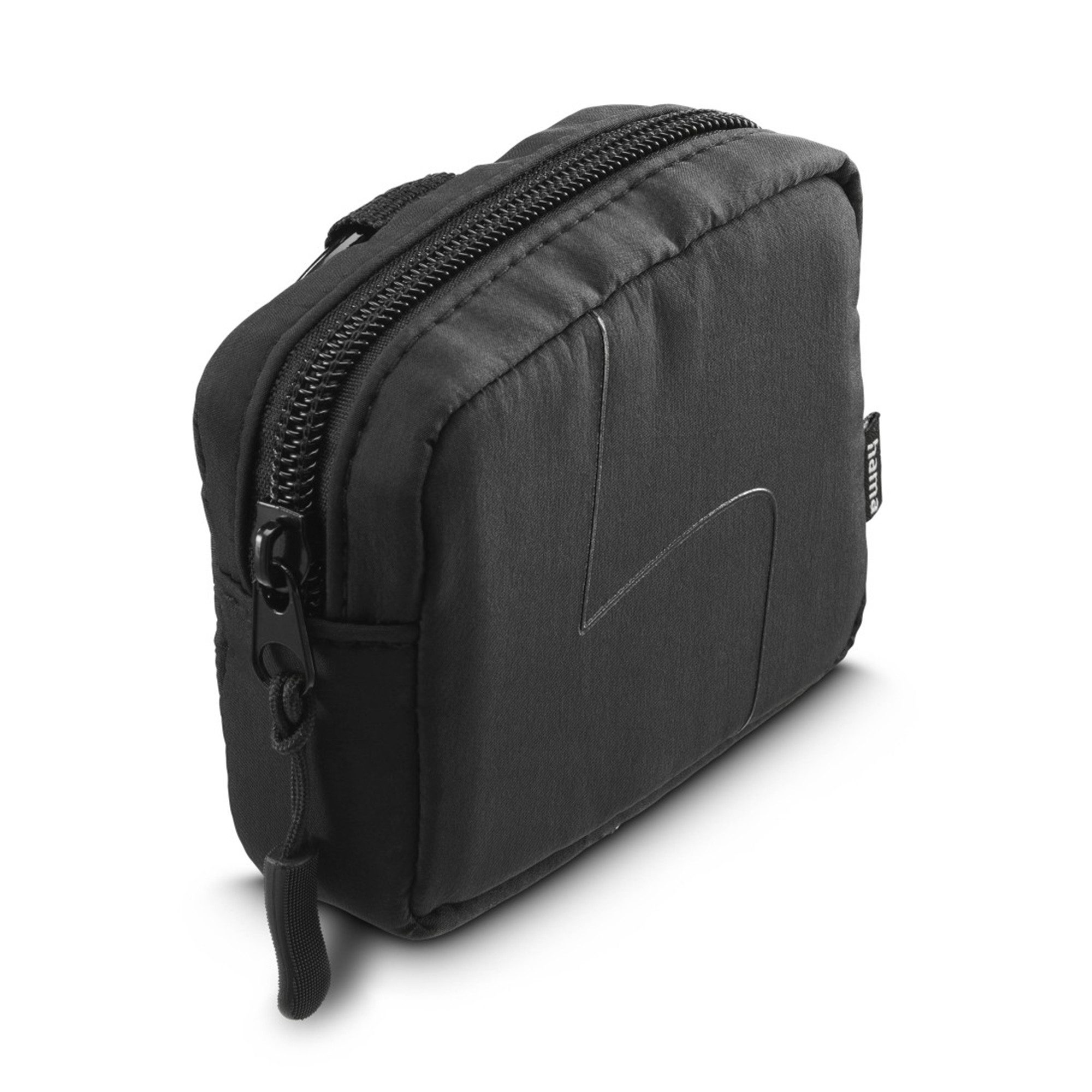 Hama Kopfhörer-Schutzhülle In-Ear und Zubehör Organizer, Schwarz