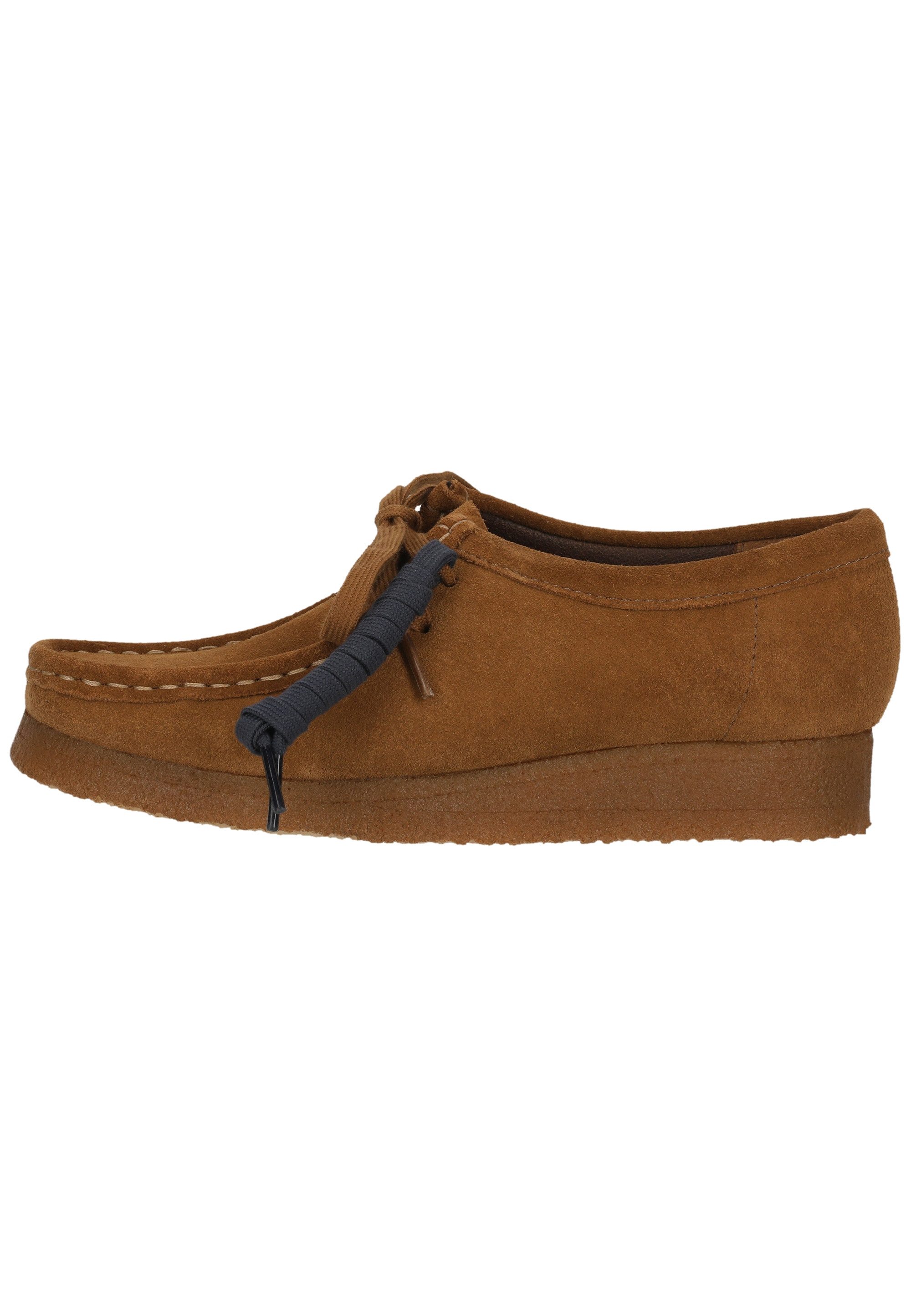 Clarks Wallabee Cola Suede Schnürschuh aus butterweichem Wildleder