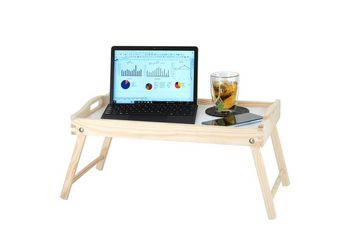 RUBBERNECK Laptoptisch Klappbares Laptop Tablett, Knietablett, Erhöhung, Birkenholz aus nachhaltiger Forstwirtschaft, made in EU