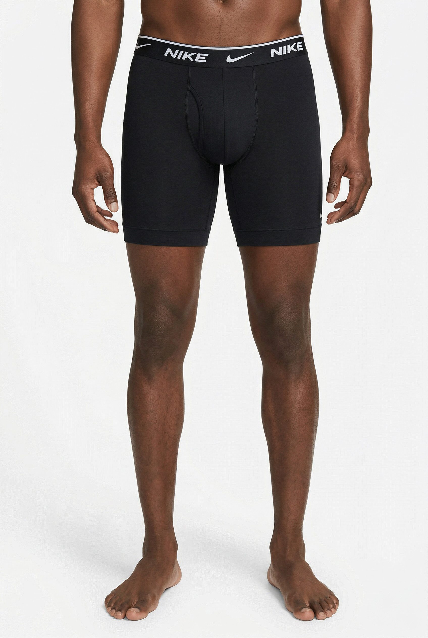 Nike Underwear Boxer BOXER BRIEF LONG 3PK (Packung, 3-St., 3er) mit Logo-Elastikbund