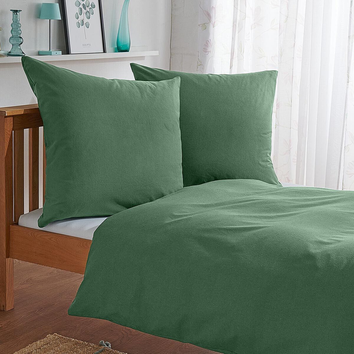 TRAUMSCHLAF Bettwäsche Uni Feinbiber, Biber, 2 teilig, feine warme weiche B günstig online kaufen