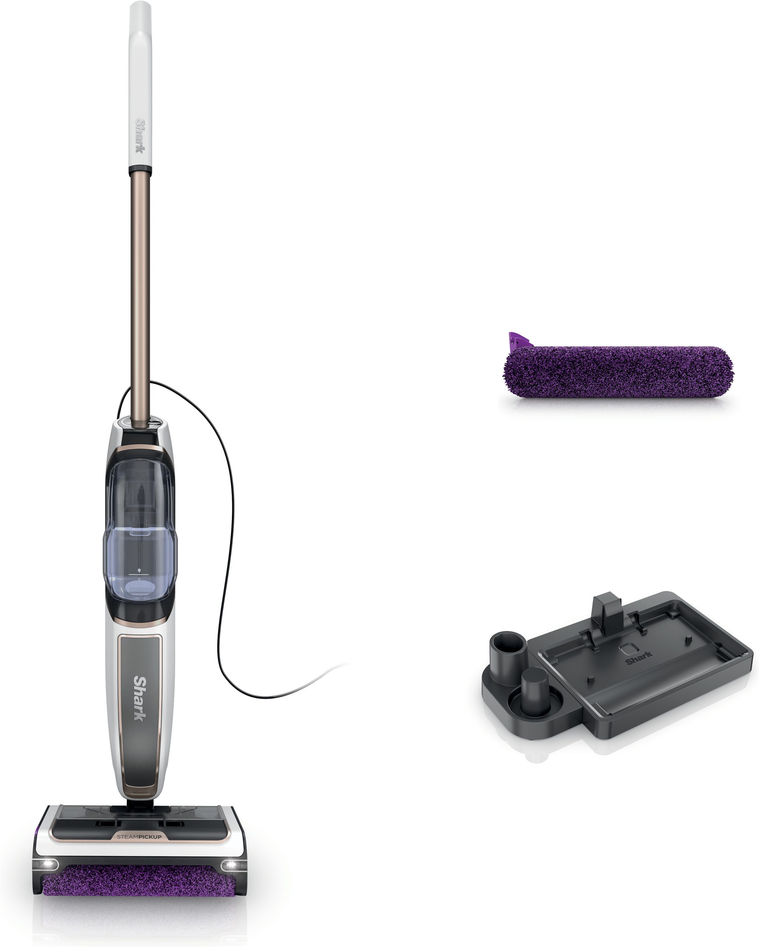 Shark Dampfreiniger SteamPickUp SD200EU, 1230 W, 3-in-1 Reinigung, Ganz ohne Chemikalien reinigen