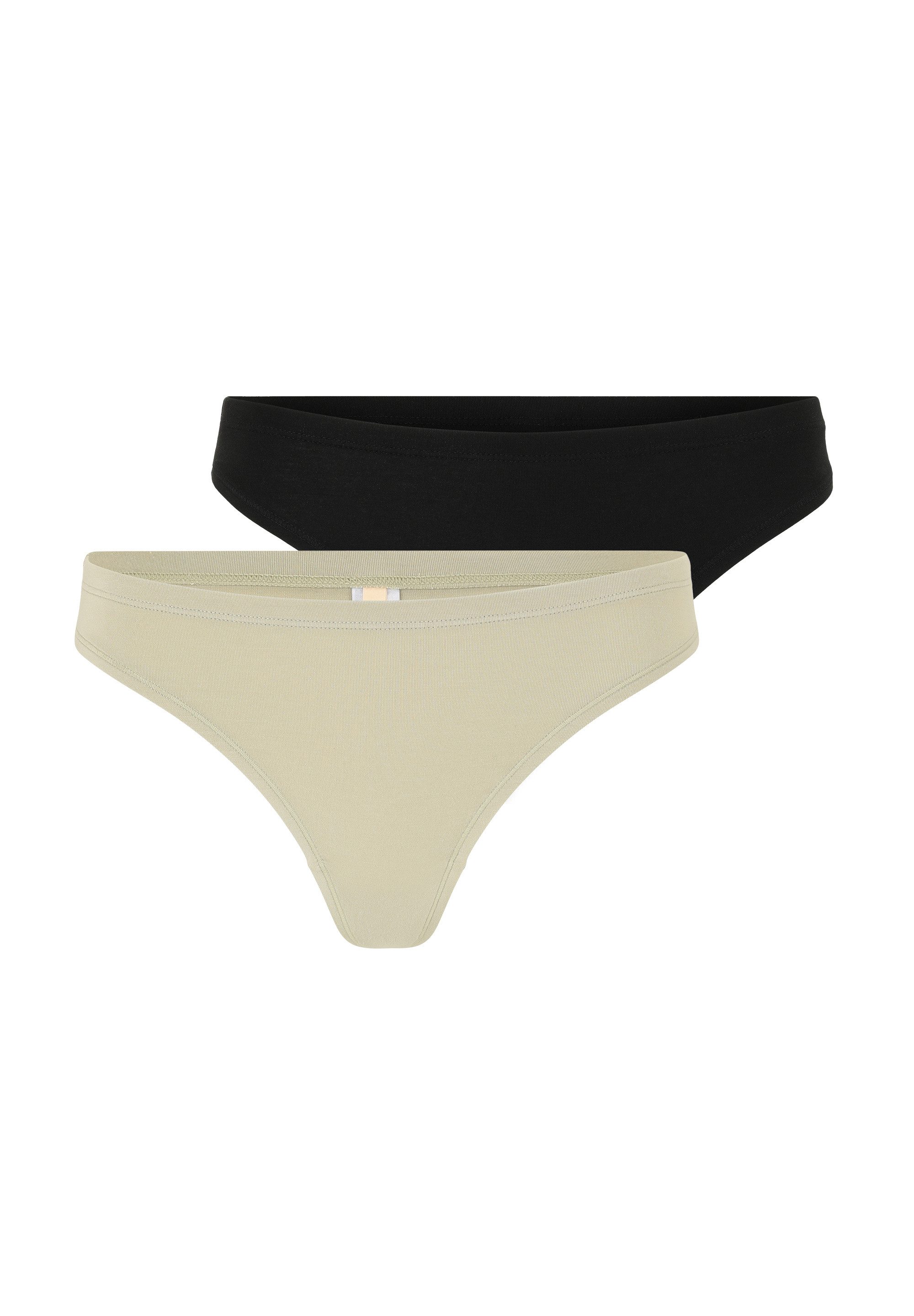 Les Lunes Tanga RORYY Thong Multipack Bambusviskose, weich, atmungsaktiv, Lingerie, Unterwäsche, Tanga