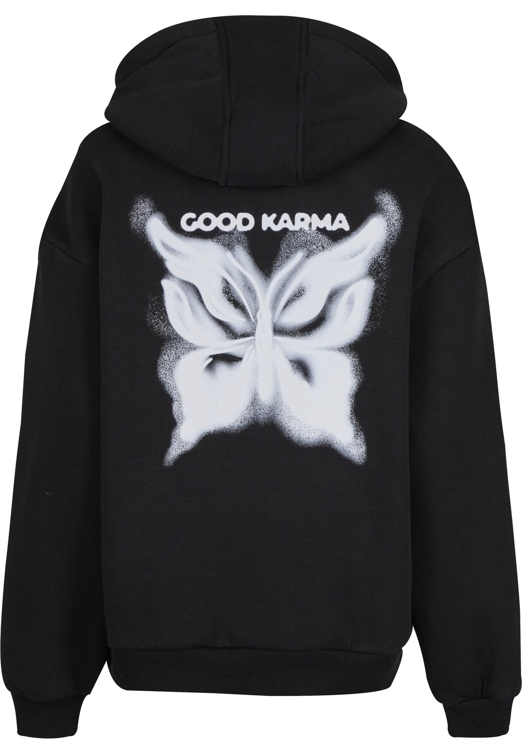 Miss Tee Kapuzenpullover Miss Tee Karma Butterfly Ladies Fluffy Hoody (1-tl günstig online kaufen