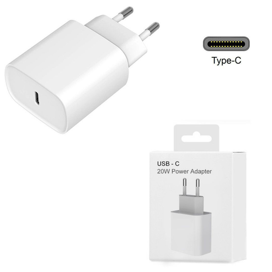 Alpha Electronics 20w Schnellladegerät für iPhone 16 15 14 13 12 uvm Smartphone-Adapter Handy-Netzteile (20w)