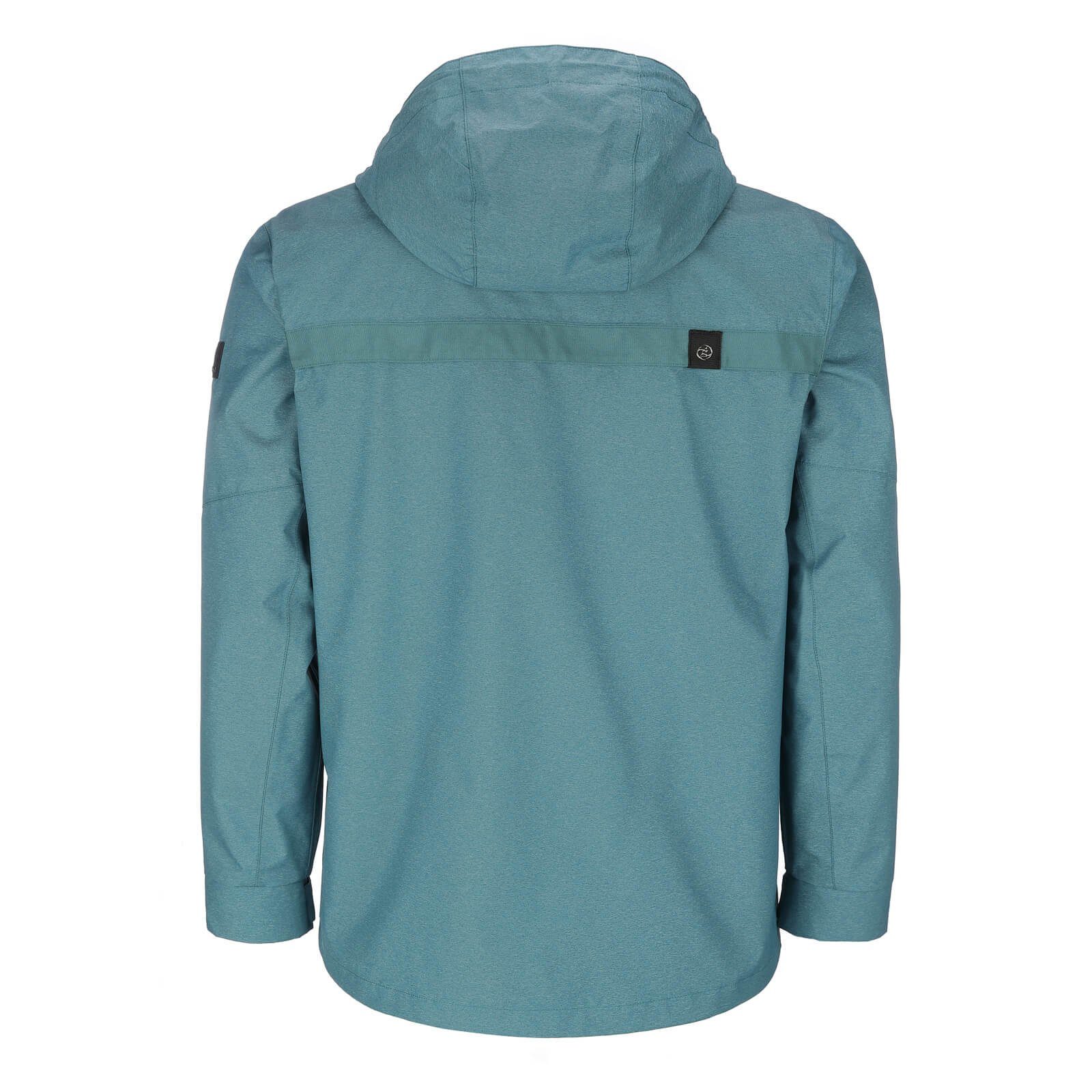 Dry Fashion Funktionsjacke Emden Herren Jacke Emden Meliert - Outdoor-Jacke Wasserdicht mit Innenfutter