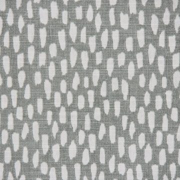 Prestigious Textiles Stoff Dekostoff Paseo Pebble grau mit Klecksen 1,4m breit