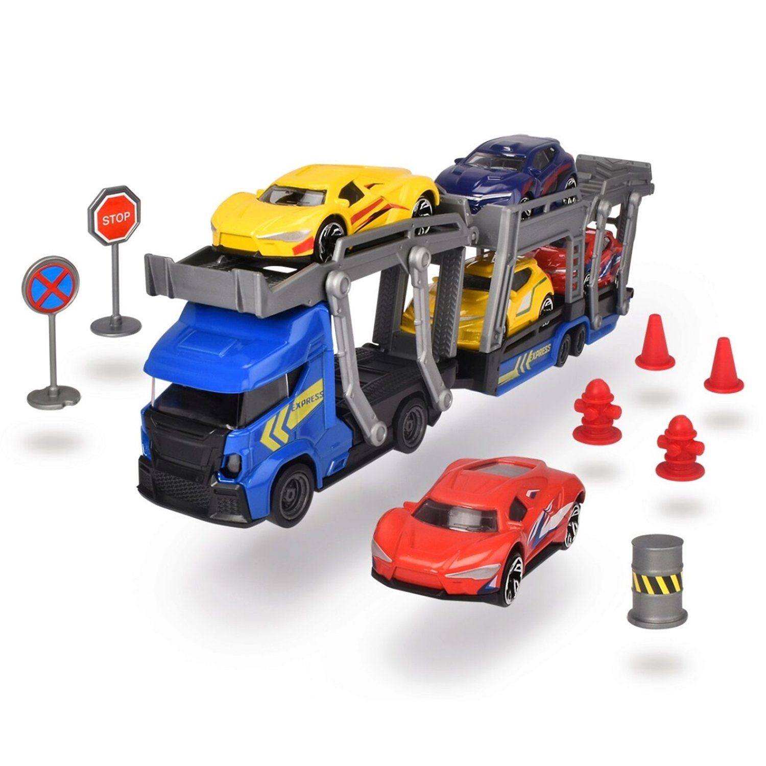 Dickie Toys Spielzeug-LKW 203745012 Transporter Set, günstig online kaufen