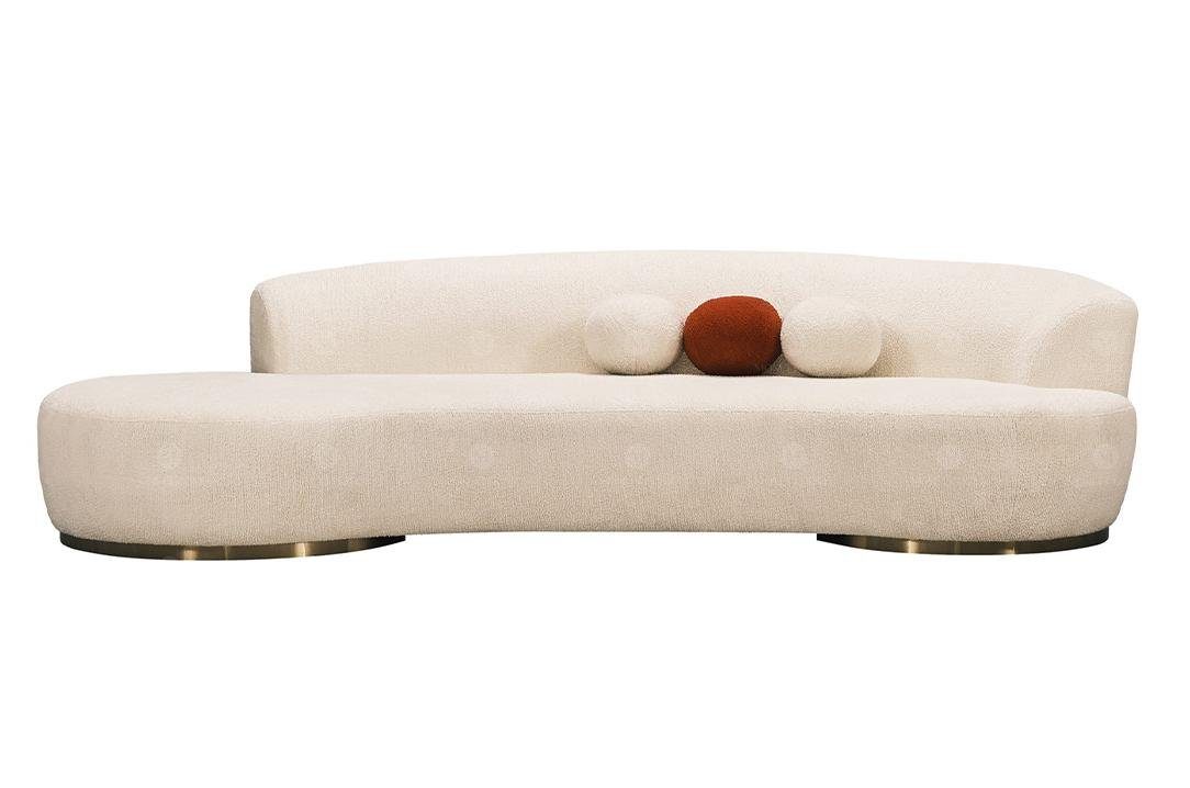 Sitzer Polstersofa Sofa Couch in Made 3-Sitzer Dreisitzer 1 Europa JVmoebel Moderne, 3 Weiß Teile,
