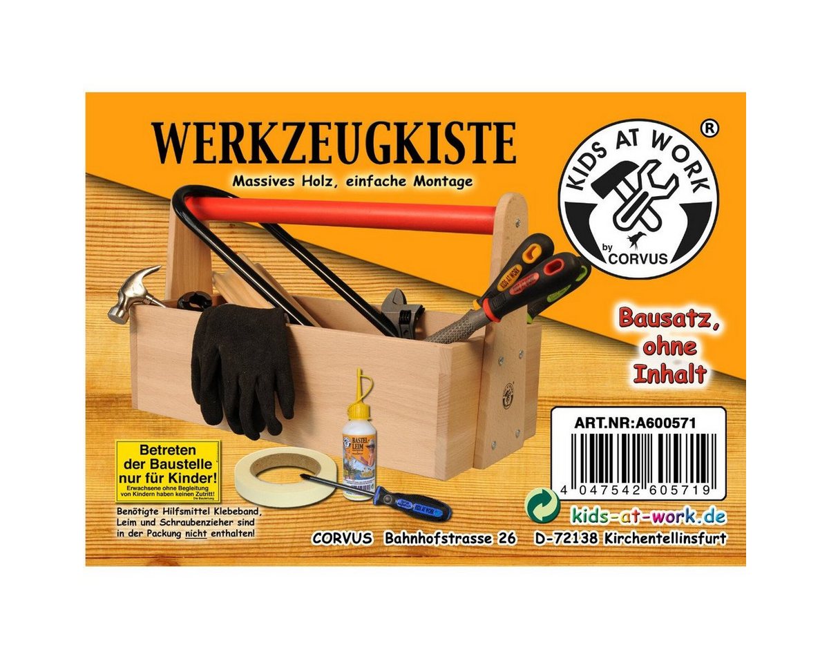 Thumbnail - Corvus Werkzeugkoffer Die Corvus - Kinder Werkzeugkiste Buche