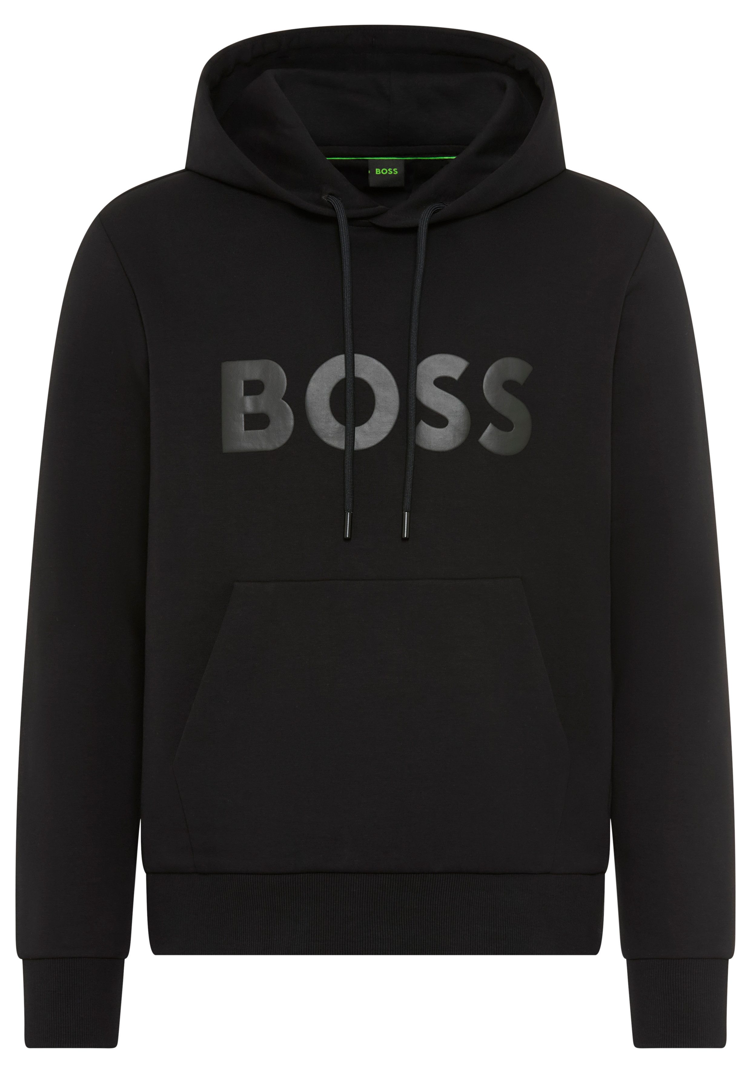 BOSS GREEN Hoodie Soody Regular Fit, Kapuze mit Kordel, Kängurutasche, Logo günstig online kaufen
