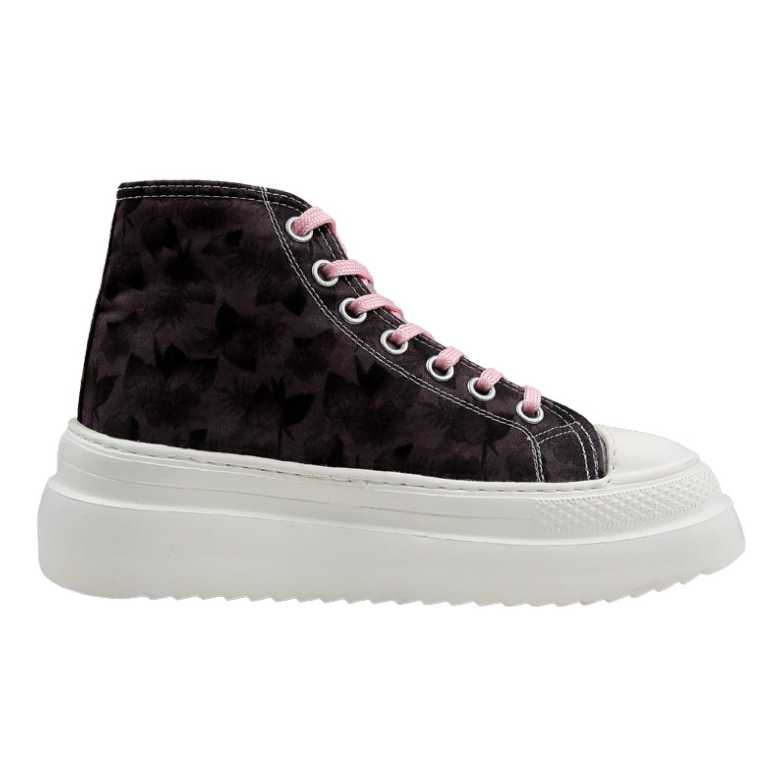 DOGO Fiora High-Top Sneaker Brown Tropical Damen Sneaker Sneaker Handgefertigt